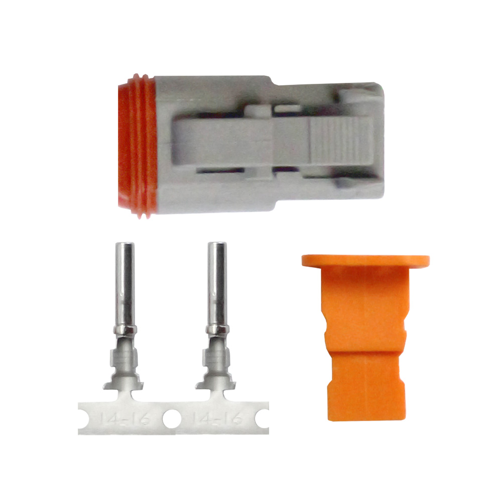 Pacer Performance TDT06F-2RS PACER DT DEUTSCH PLUG REPAIR KIT 14-18 AWG (2 POSITION)