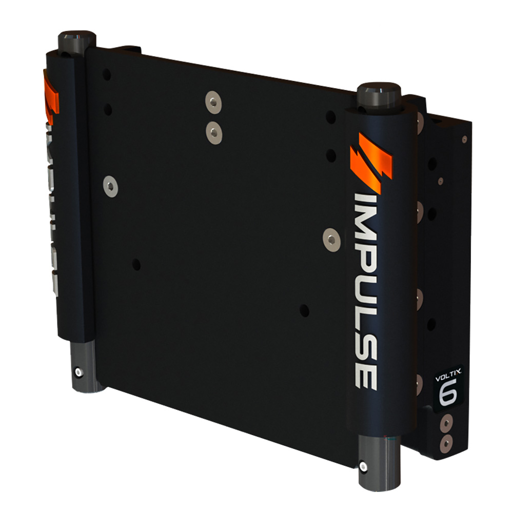 Impulse 75053-B XL 6 Inch Electric Jack Plate with Standard Remote Black Anodized