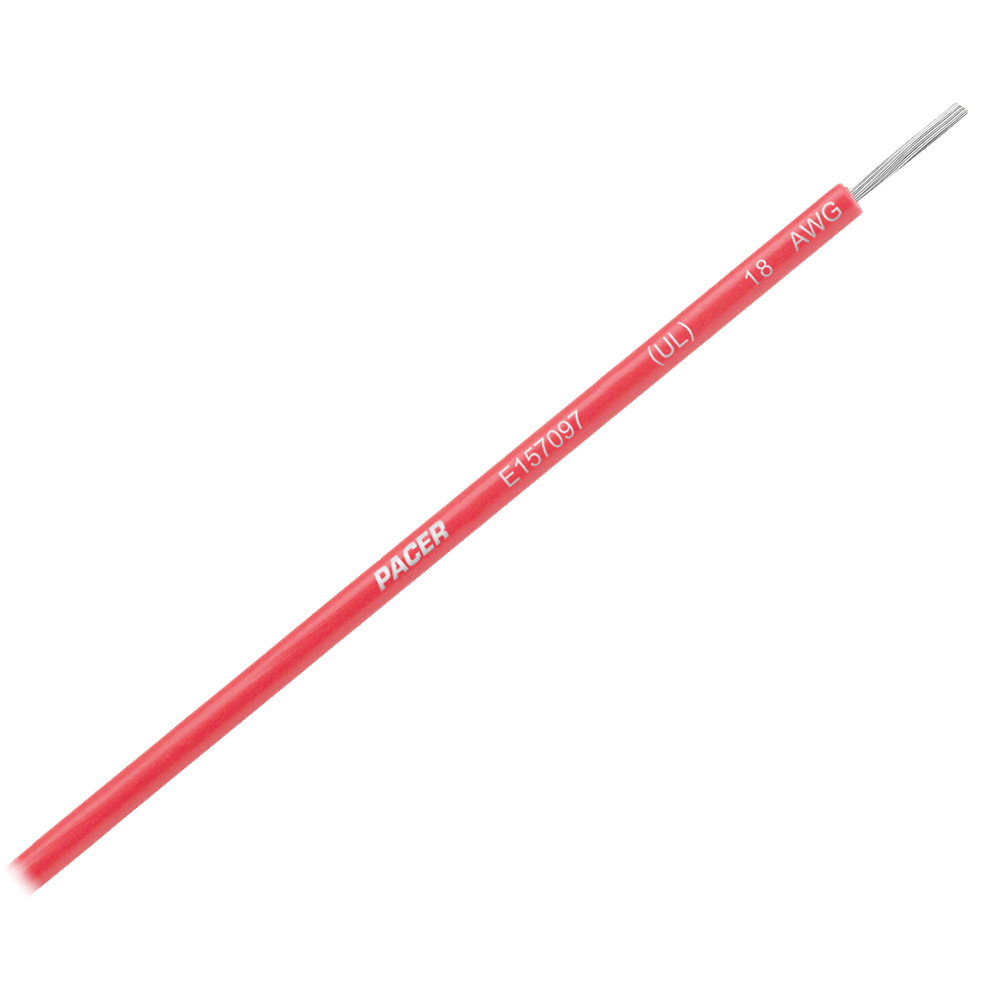 Pacer Performance WUL18RD-35 PACER RED 35' 18 AWG UL 