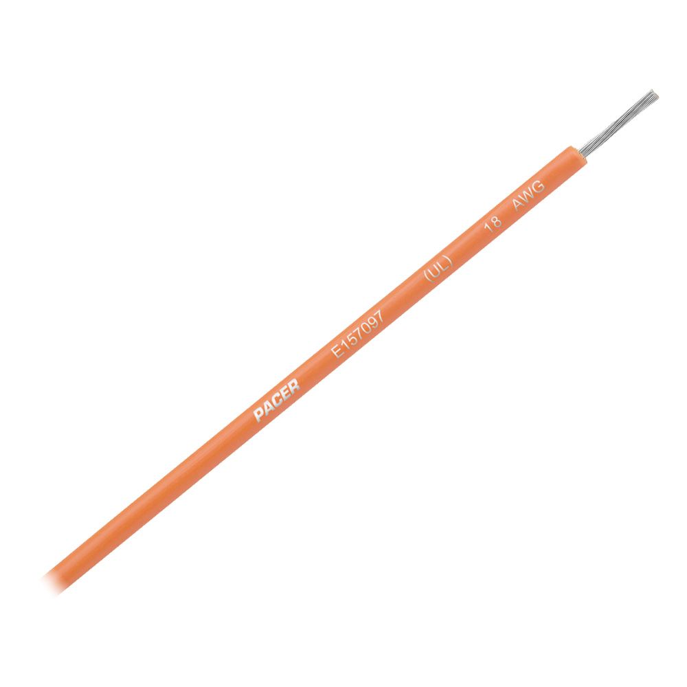 Pacer Performance WUL18OR-35 PACER ORANGE 35' 18 AWG UL 