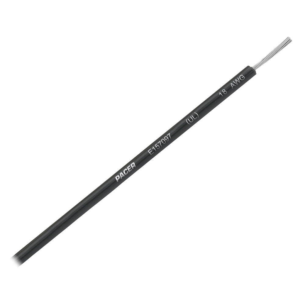 Pacer Performance WUL18BK-35 PACER BLACK 35' 18 AWG UL 