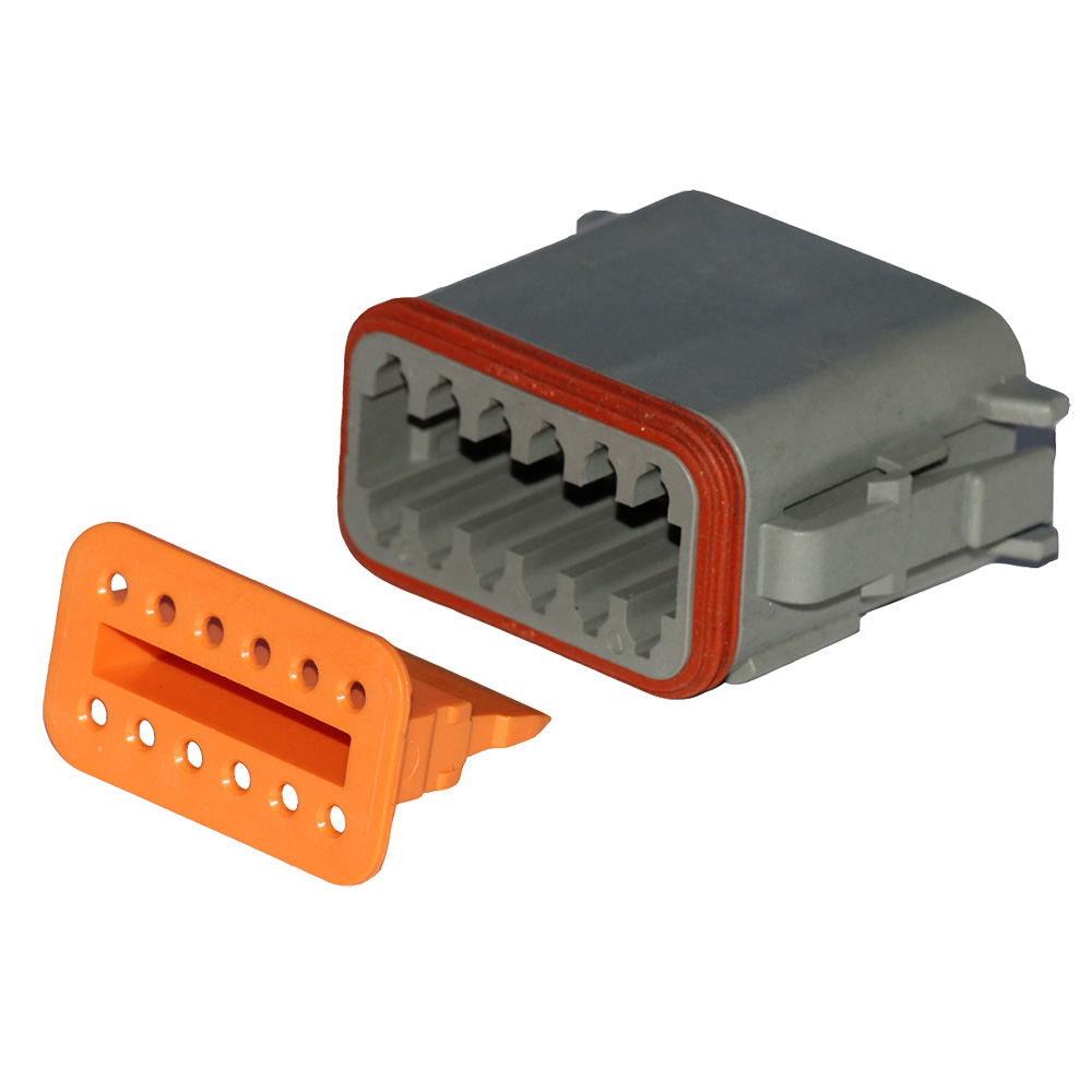 Pacer Performance TDT06-12S-5 PACER DEUTSCH DT PLUG & WEDGE LOCK KIT 12 POSITION 5 PCS