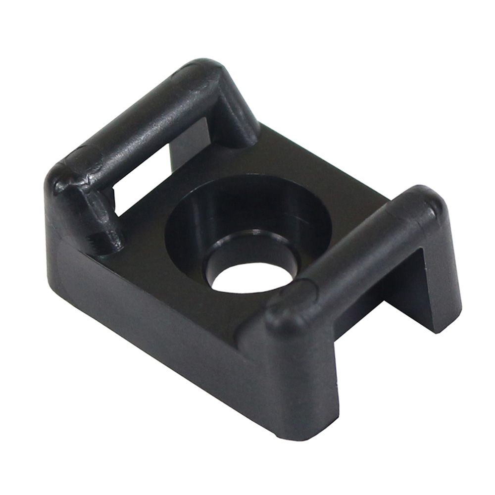 Pacer Performance CTM3S10BK-100 PACER SCREW DOWN CABLE TIE MOUNT - #10 SCREW MOUNT METHOD