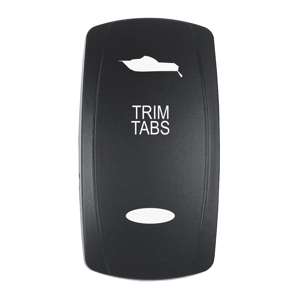 Pacer Performance EV2LE-TRM PACER ACTUATOR - 'TRIM TABS' CONTURA V - BLACK - LASER