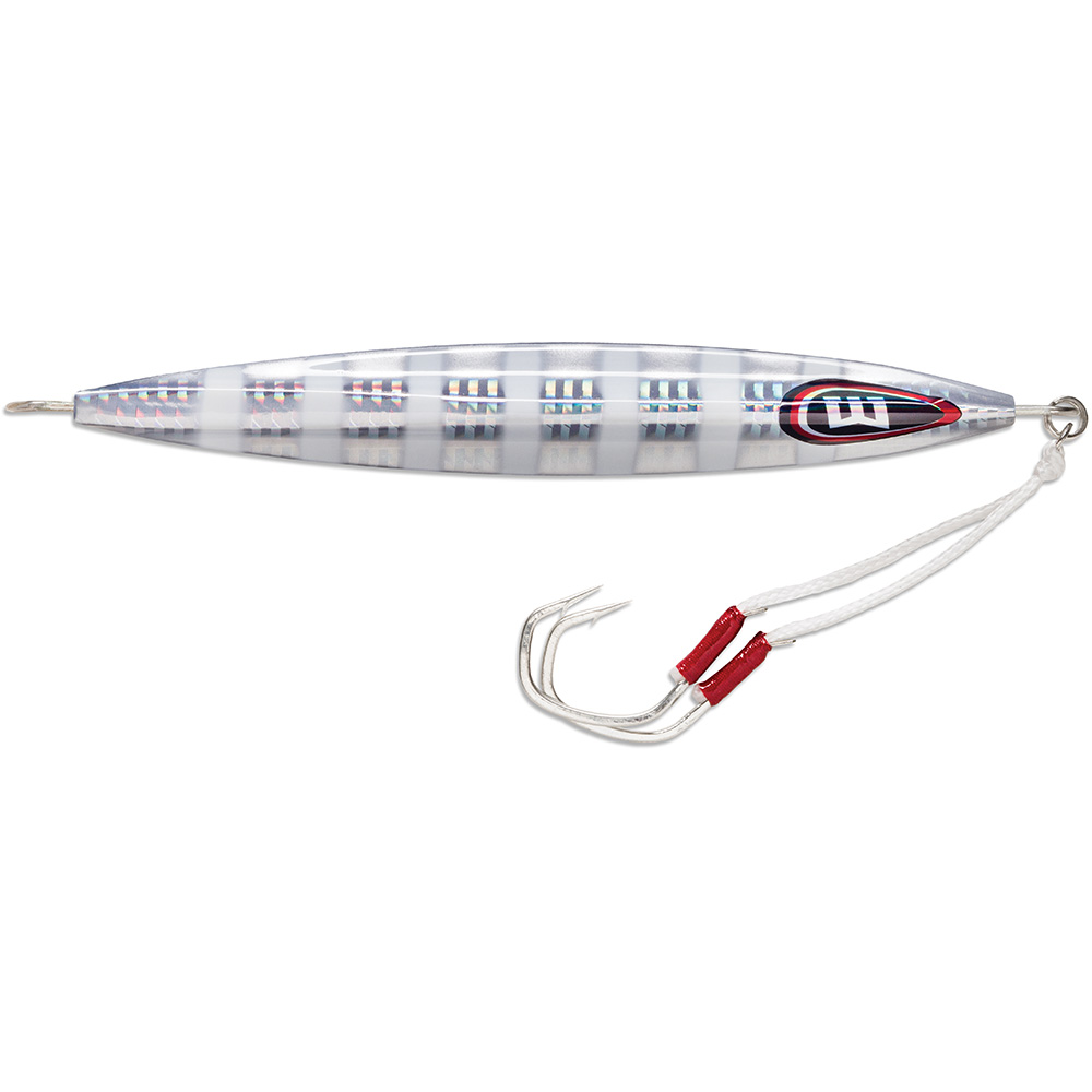 Williamson Lures KSJX220SB WILLIAMSON KENSAKI JIG 220 6.75" 7.75OZ SILVER BLINK