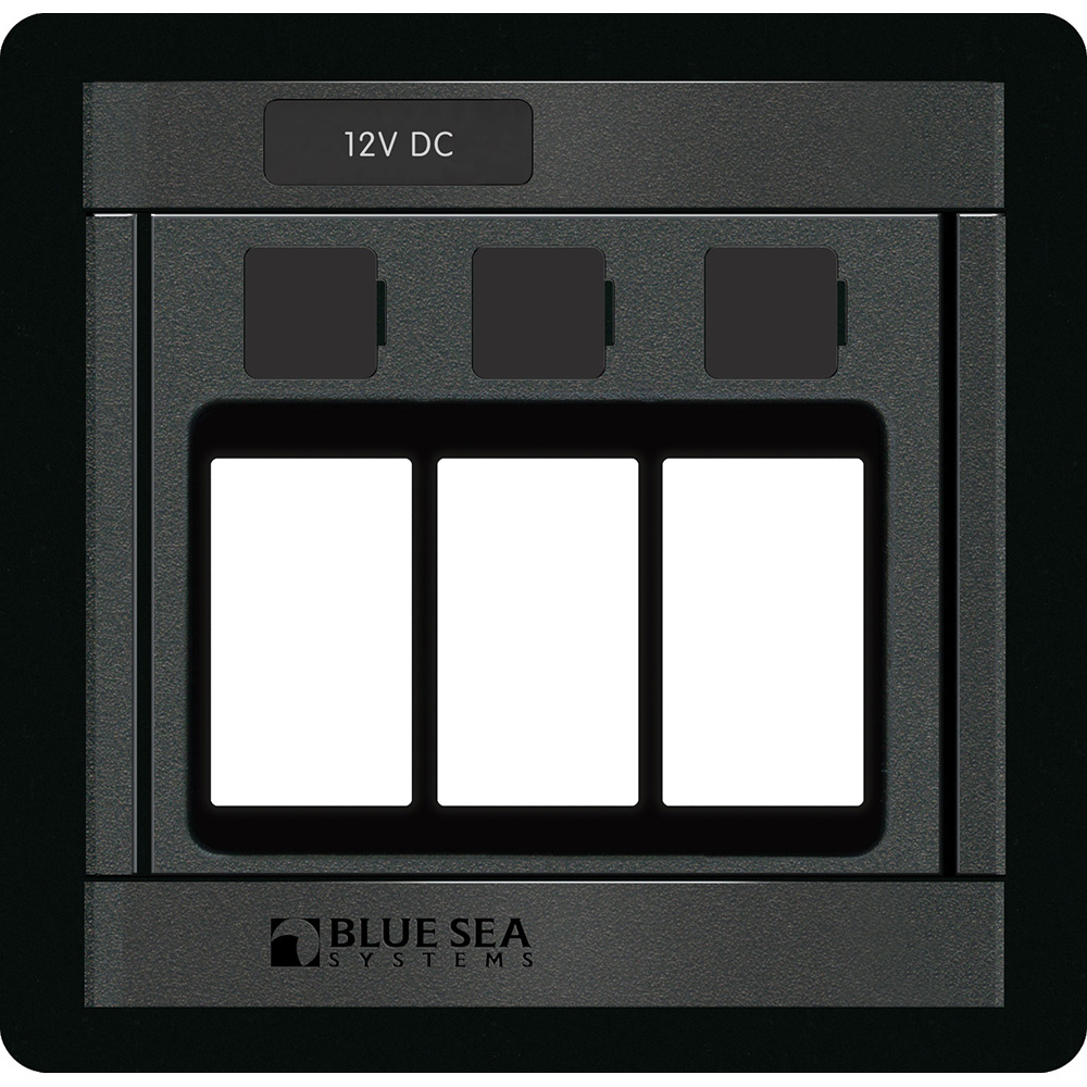 Blue Sea Systems 1520 BLUE SEA 1520 REMOTE CONTROL SWITCH 360 PANEL 3 BLANK