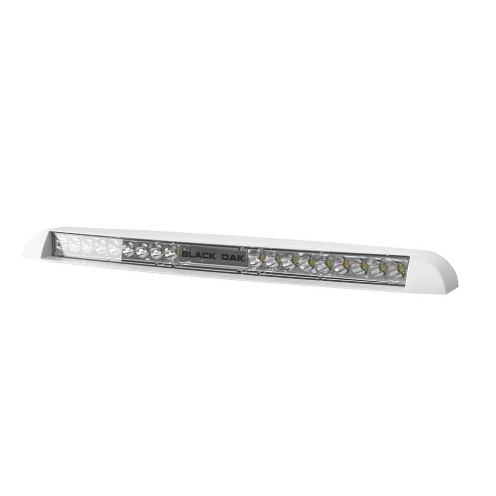 Black Oak LED LP-WS Low Profile Marine Light Bar Spot White