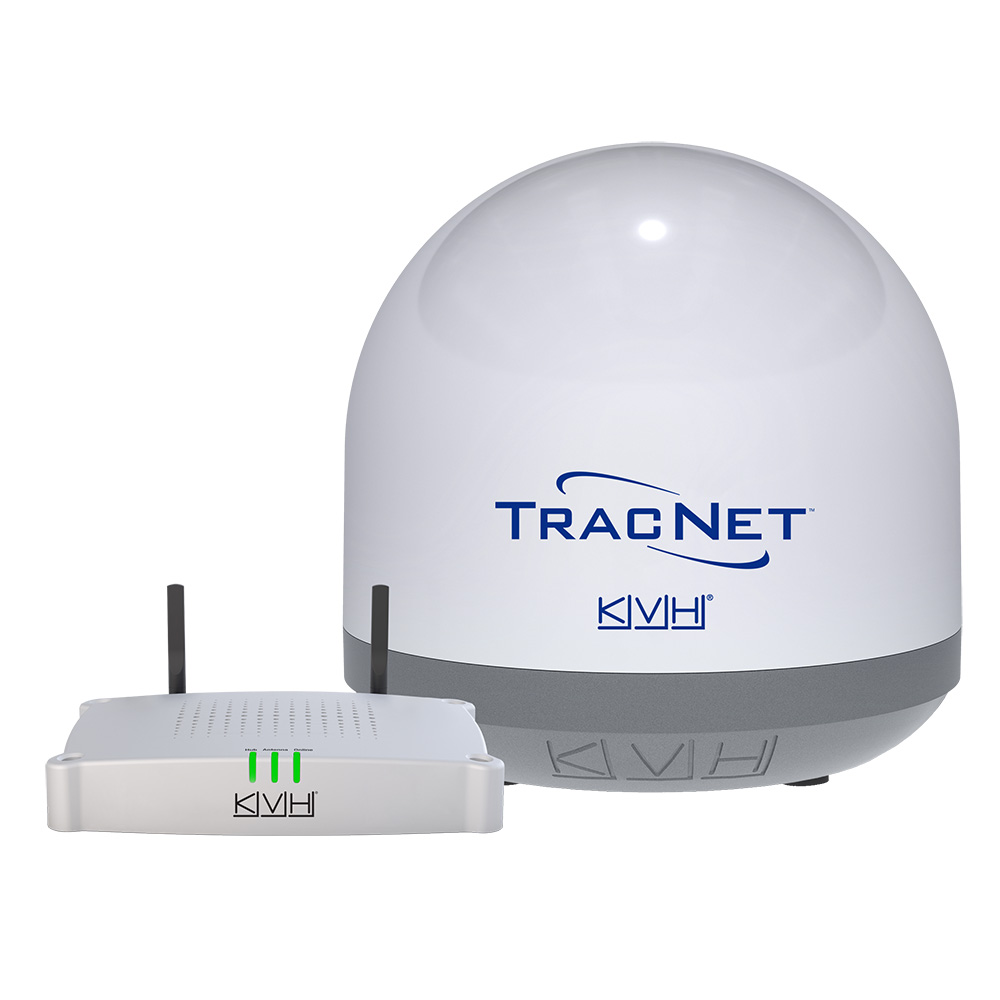 KVH 01-0465 TracNet Coastal Pro 5G/WiFi Marine Terminal with Hub
