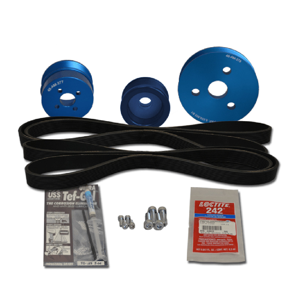 Balmar 48VSPD2A Balmar PULLEY KIT F/ VOLVO D2-55 A, B, C, D, E, F