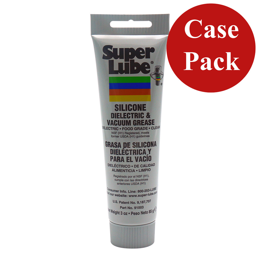 Super Lube 91003-CASE SUPER LUBE 3 OZ. TUBE  SILICONE DIELECTRIC & VACUUM