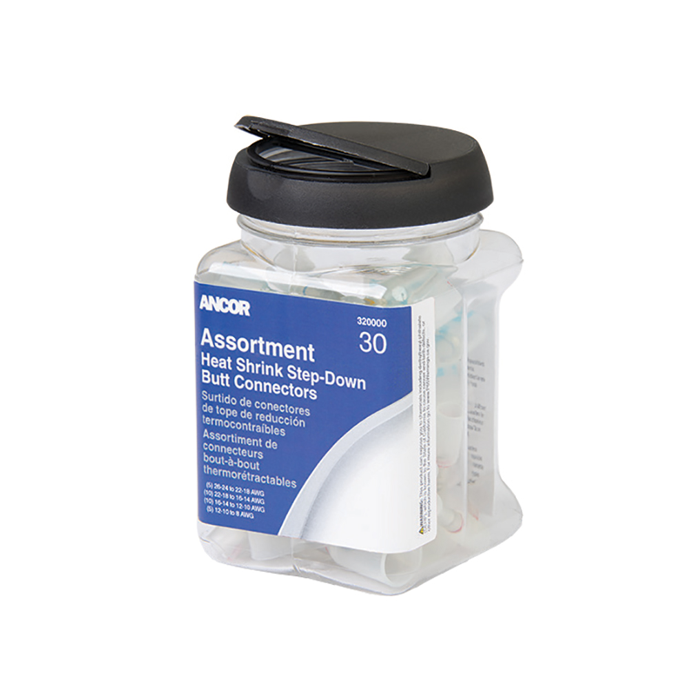 Ancor 320000 ANCOR 24-8 AWG HEAT SHRINK BUTT CONNECTOR STEP DOWN