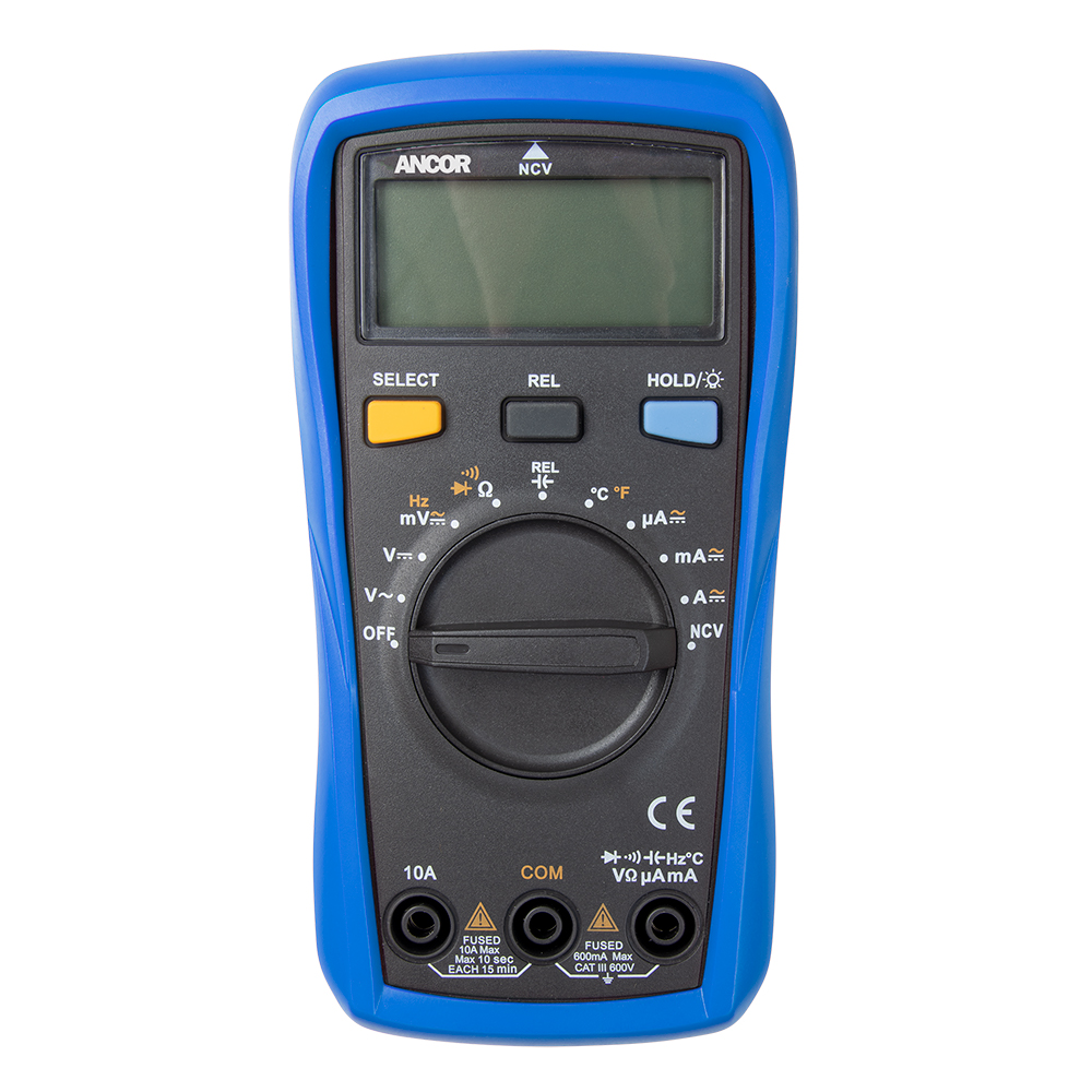 Ancor 703073 ANCOR TRUE RMS 12 FUNCTION DIGITAL MULTIMETER