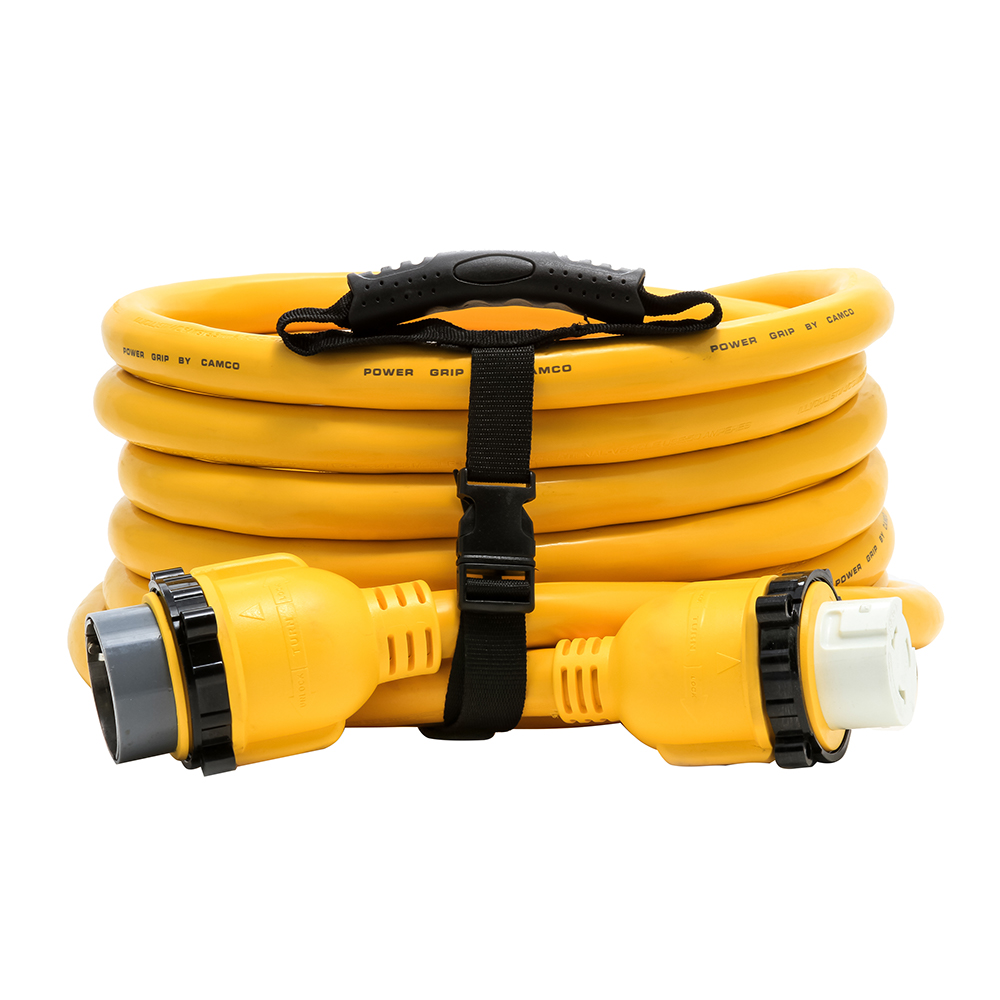 Camco 55621 PowerGrip 50 Amp Marine Extension Cord 25 Ft Locking