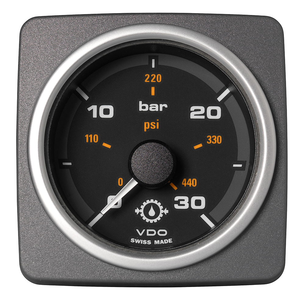 VDO Gauges A2C59501937 Veratron 2-1/16" (52mm) Acqualink Trans Oil Pressure