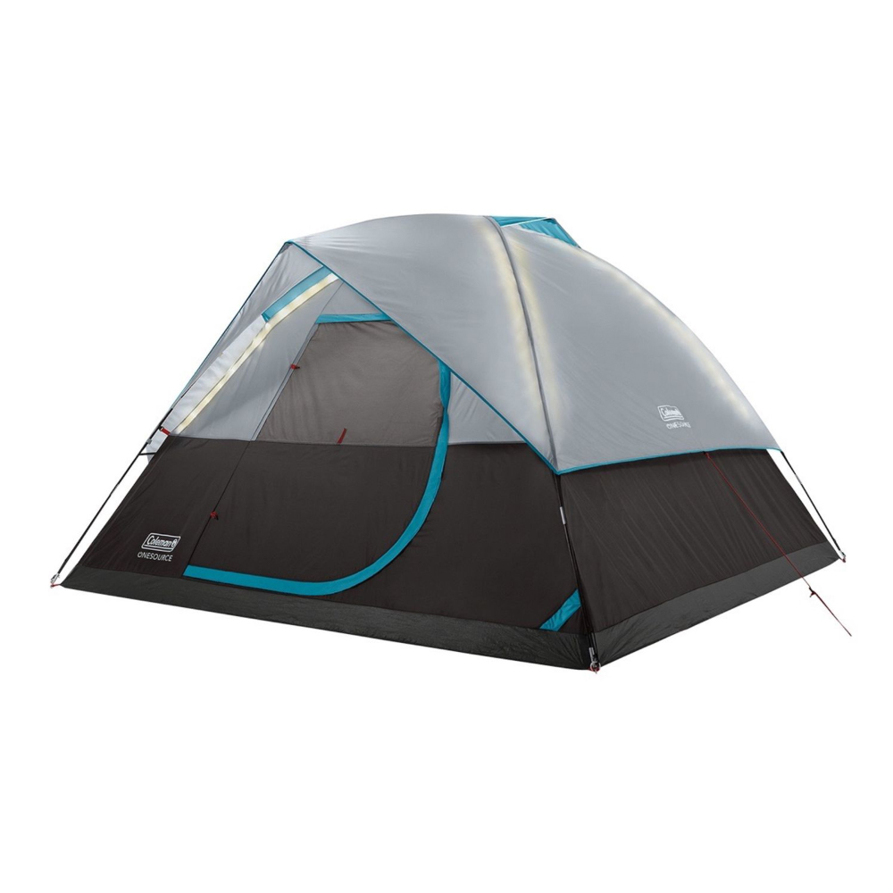 Coleman 2000035457 COLEMAN ONESOURCE RECHARGEABLE 4 PERSON CAMPING DOME TENT