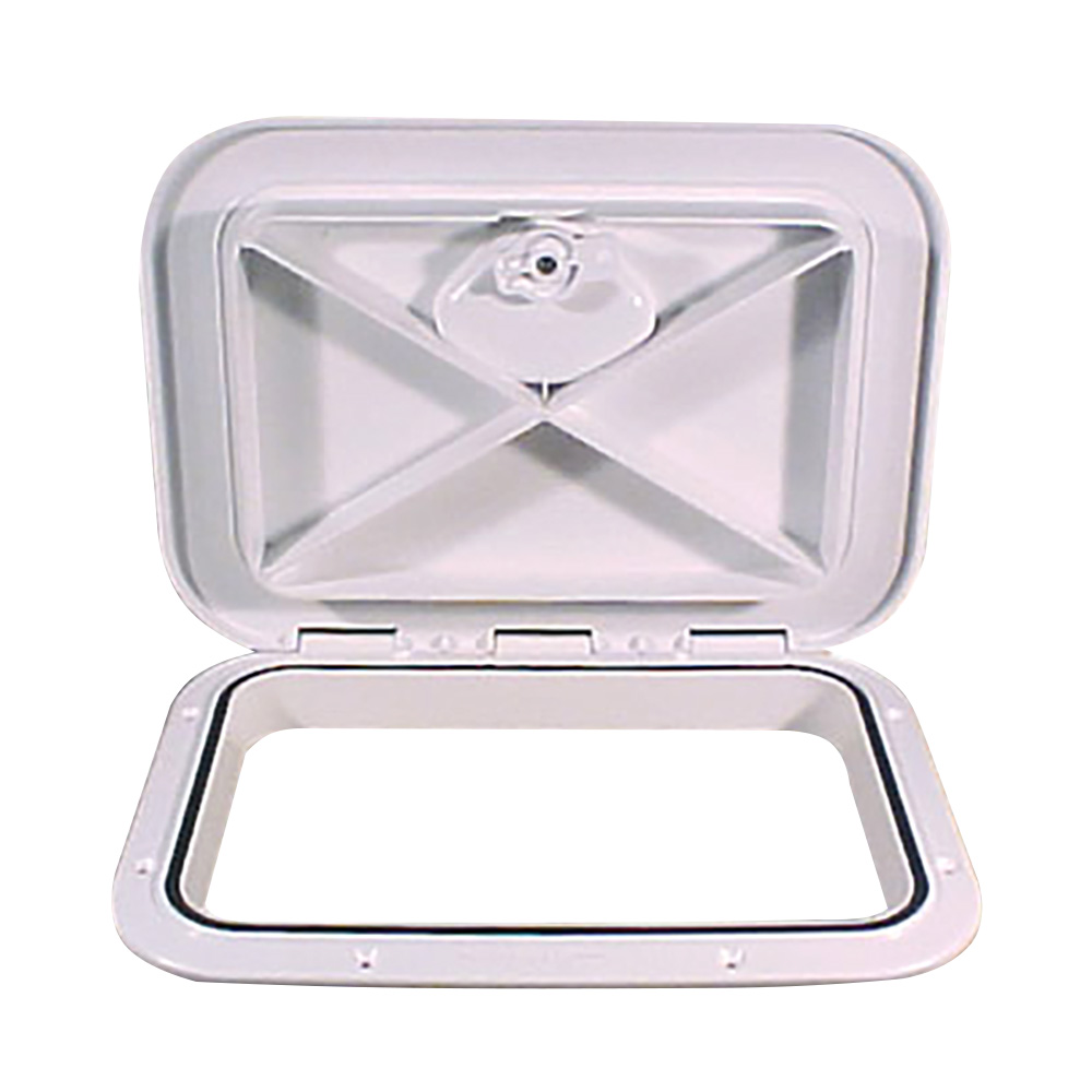 Beckson Marine HT1115AW Rectangular Flush Hatch 10.75" x 14.75" White