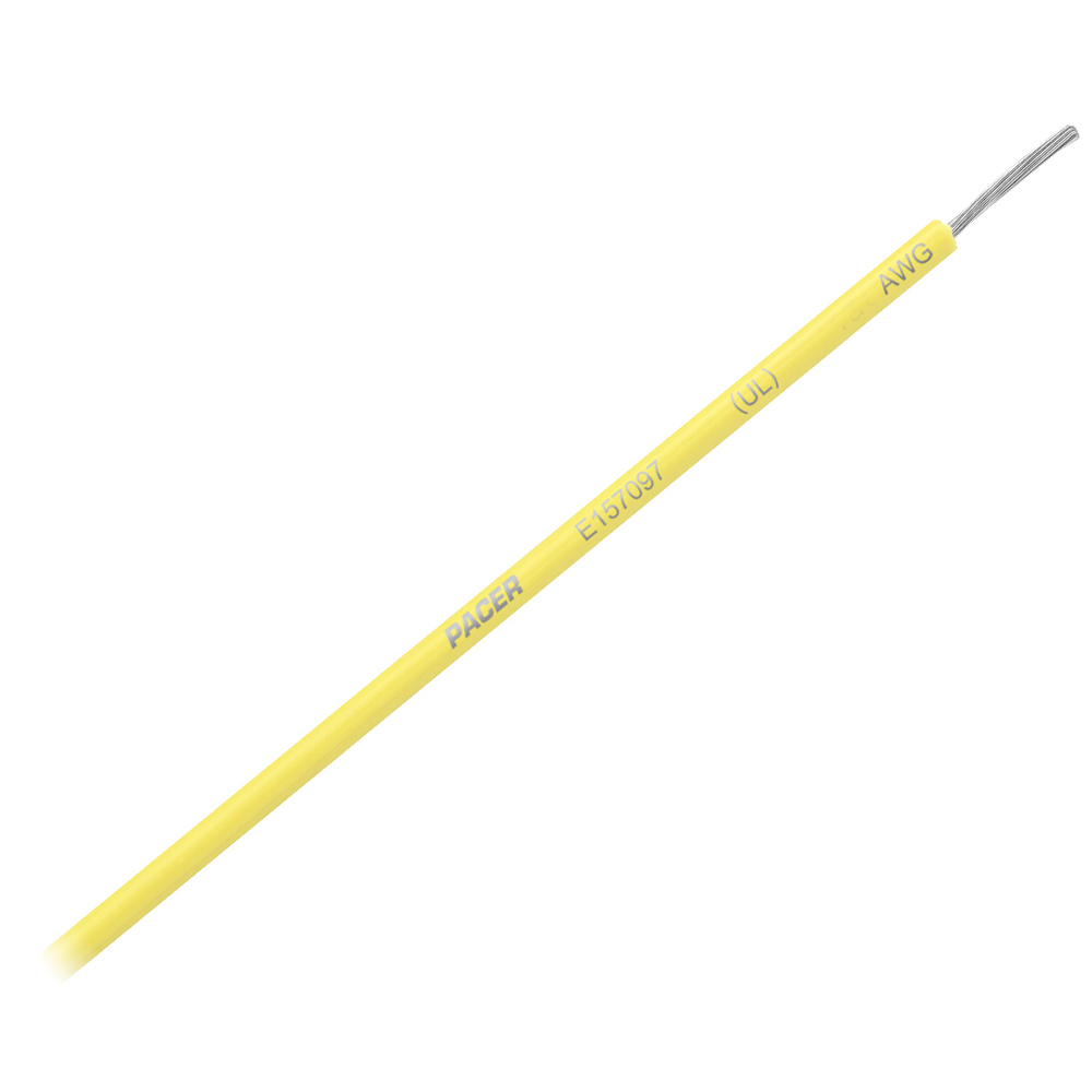 Pacer Performance WUL16YL-25 Pacer Yellow 25' 16 Awg Primary Wire