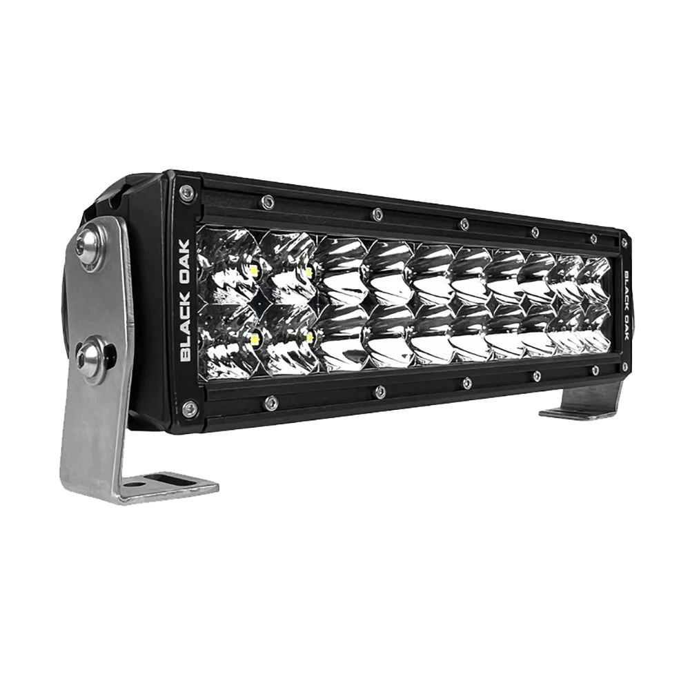 Black Oak LED 10C-D5OS BLACK OAK 10" DOUBLE ROW 5W COMBO BLACK