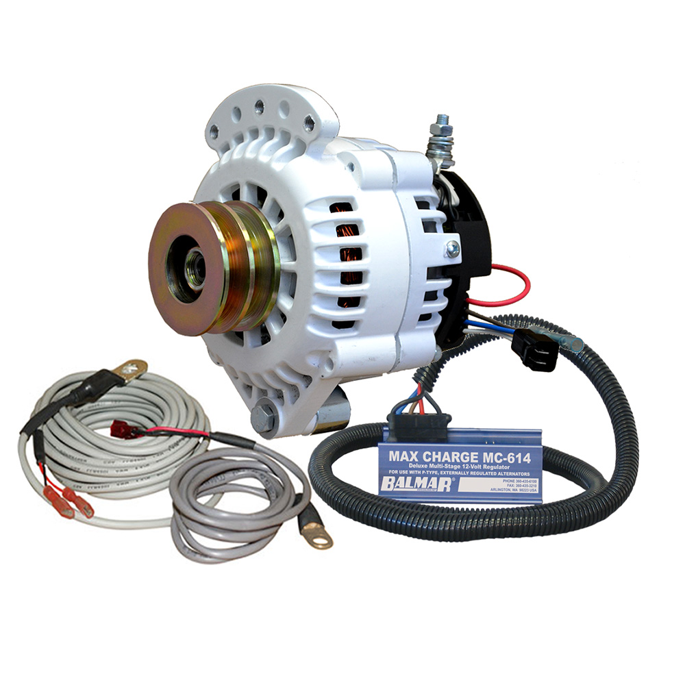 Balmar 621-VUP-MC-100-DV Balmar ALTERNATOR 100 AMP KIT  12 VOLT 1-2" SINGLE FOOT