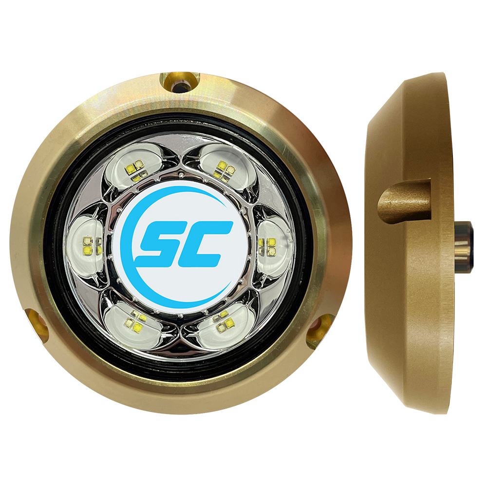 Shadow-Caster SC3-BW-BZSM LED Underwater Light Blue/White Bronze Surface Mount