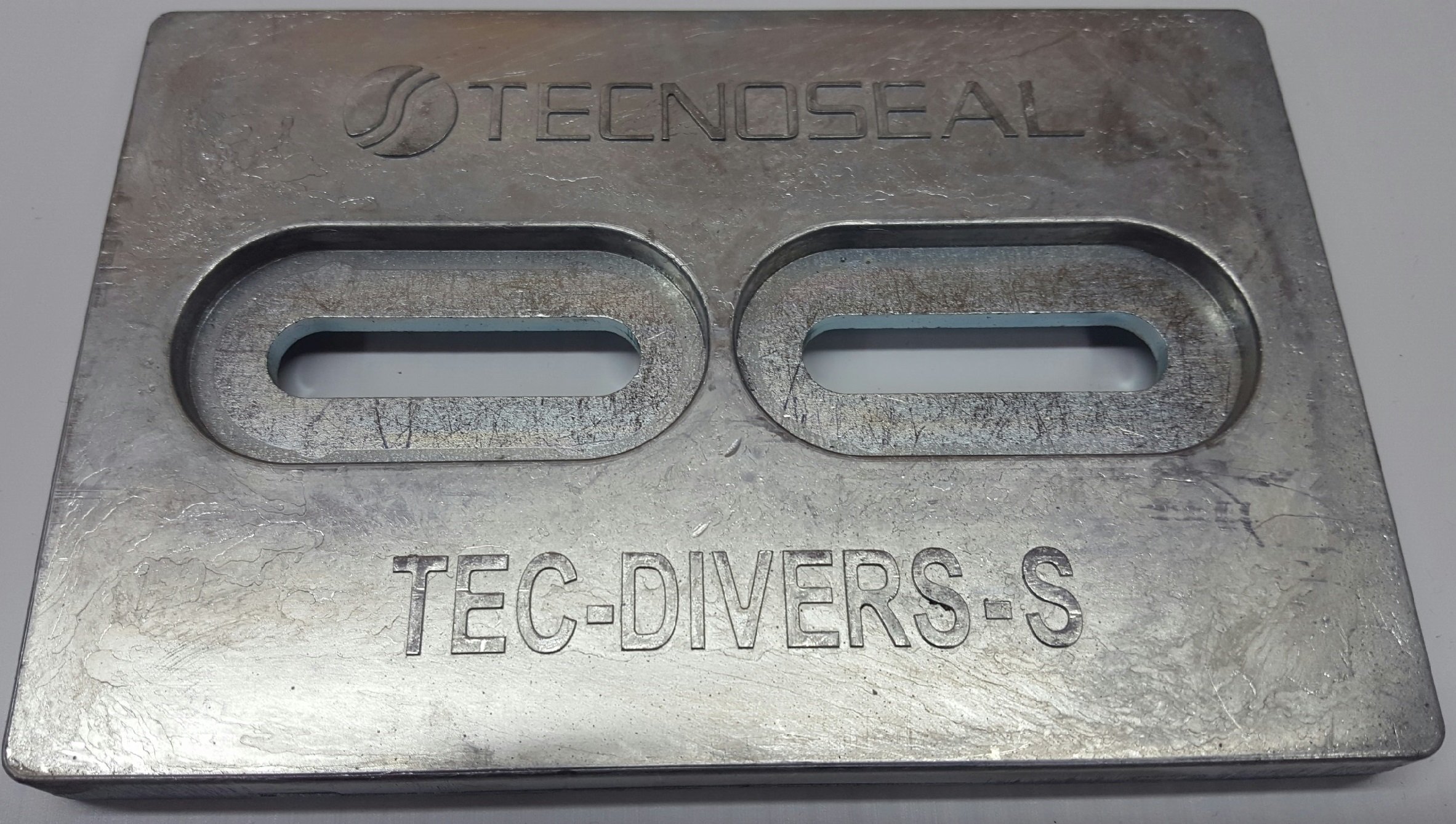 Tecnoseal TEC-DIVERS-S TEC DIVERS DP2 Hull Plate Zinc Anode Dealer Direct Military Grade