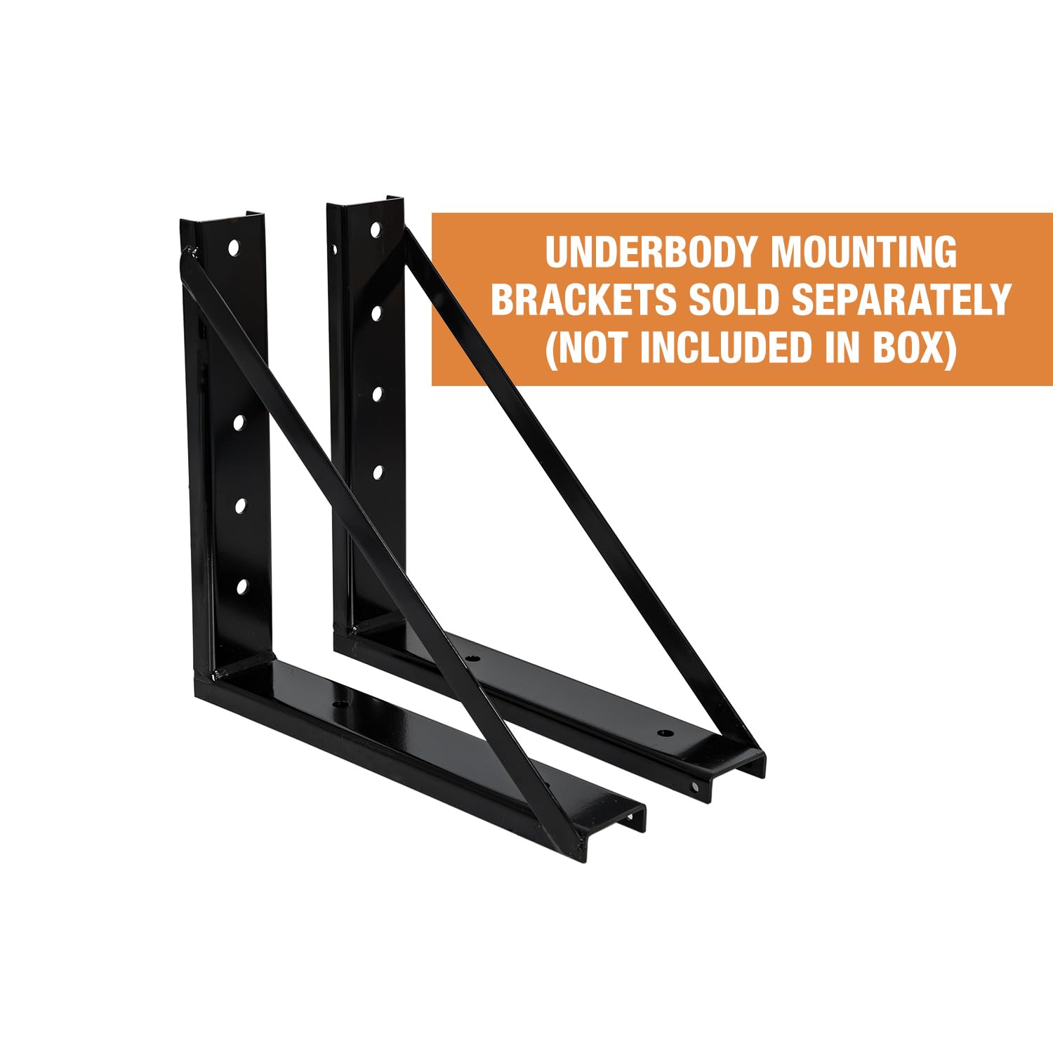 Buyers 1702295 Black Steel Underbody Truck Box with T-Handle Latch 18x18x18 Inch