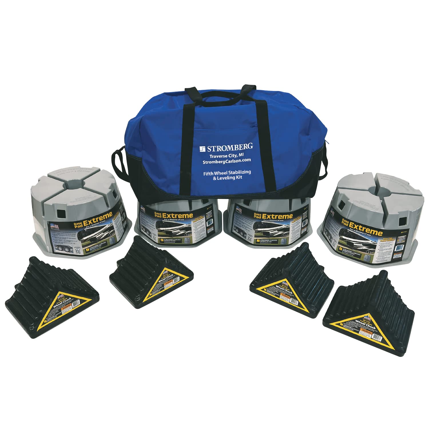 Stromberg Carlson JBPFWKIT Fifth Wheel Stabilizing & Leveling Kit 9-Piece