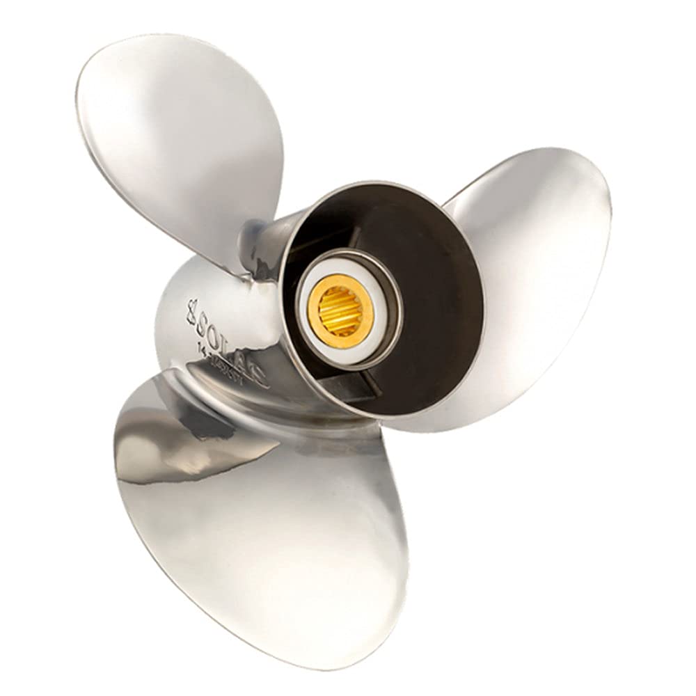 Solas 2121-093-11 Stainless Steel Propeller for Johnson/Evinrude 9.9-15HP 11-Inch