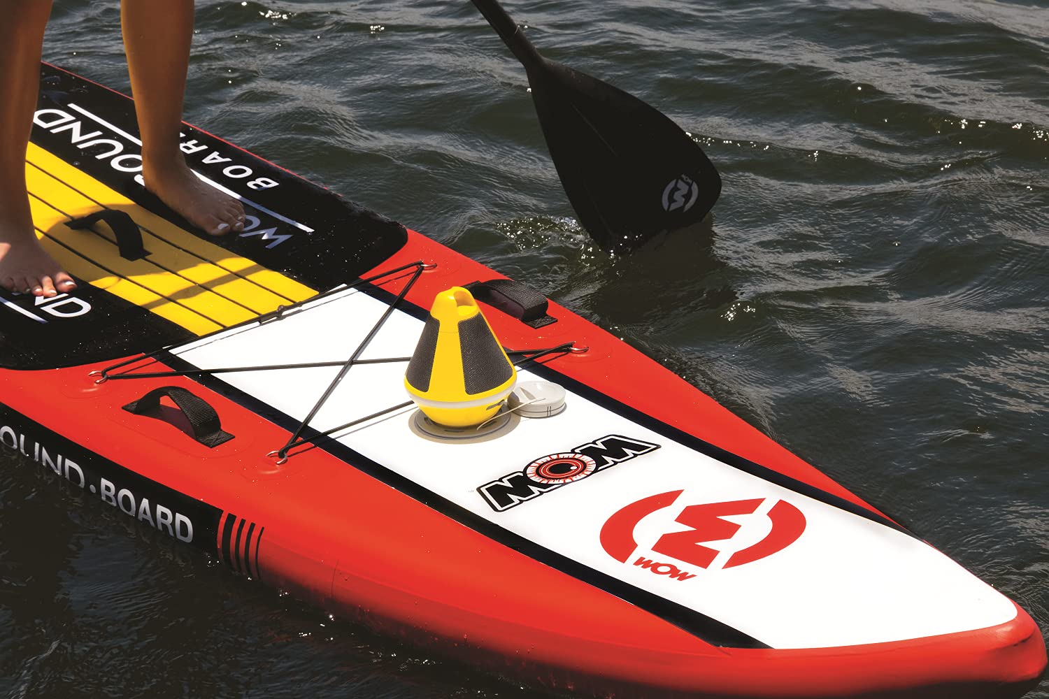 Wow Sports 213010 Inflatable Stand Up Paddle Board with Bluetooth Speaker