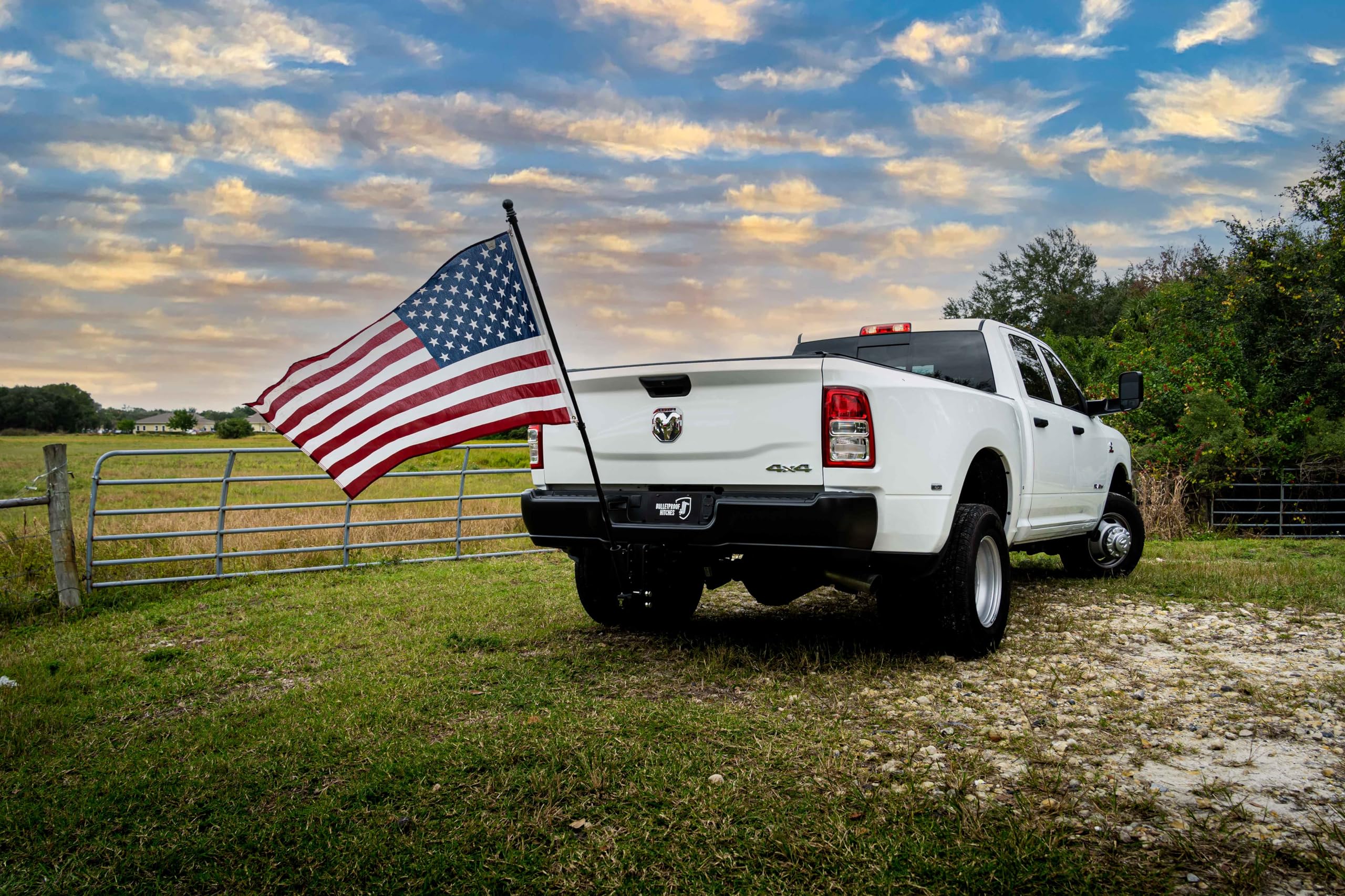 Bulletproof Hitches FLAGHOLDER Flag Holder Attachment for Receiver Hitches