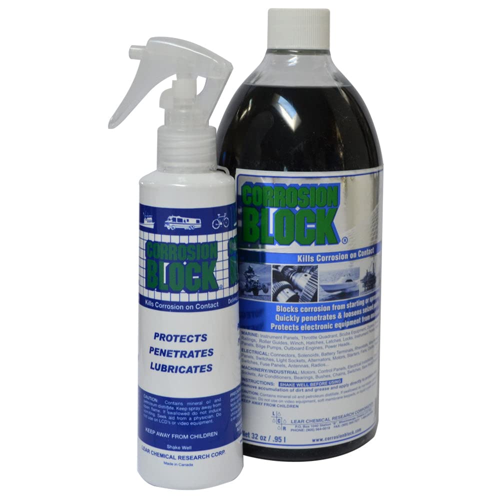 Corrosion Block 20032 Marine Anti-Corrosion Treatment with Pump Sprayer 32 oz