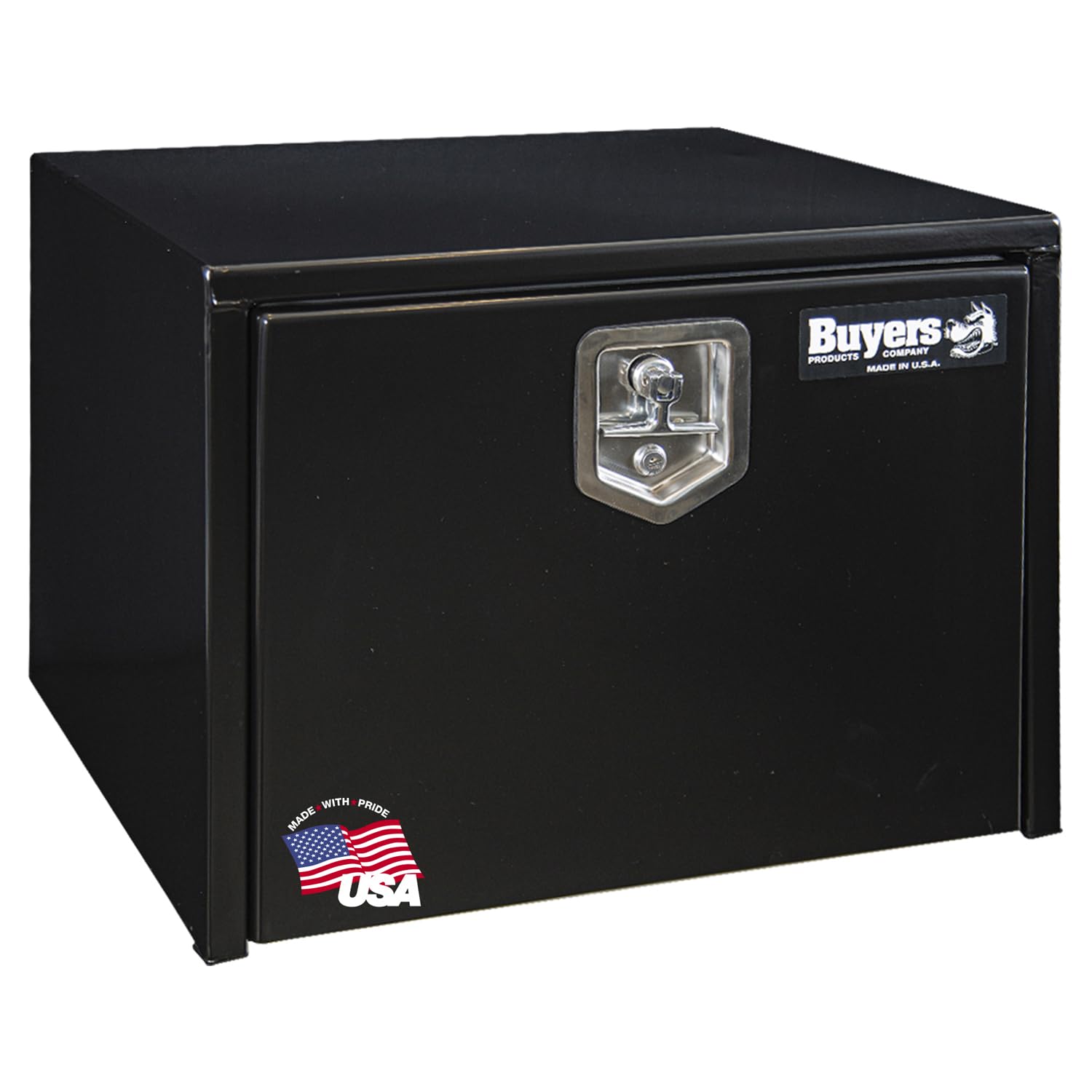 Buyers 1702300 18x18x24 Black Steel Underbody Truck Tool Box