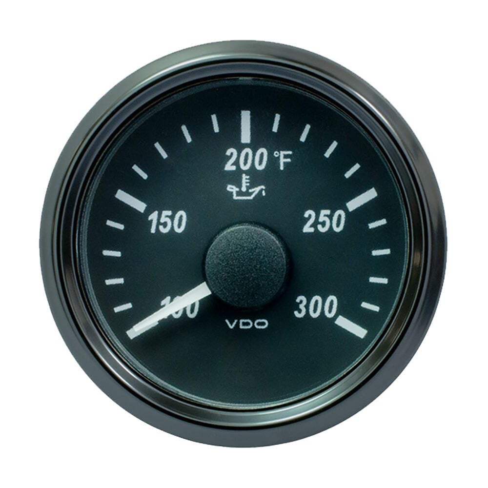 VDO Gauges A2C3833410030 Computers Singleviu 52mm (2-1/16 Inch) Oil Temp Gauge-300 Deg F -