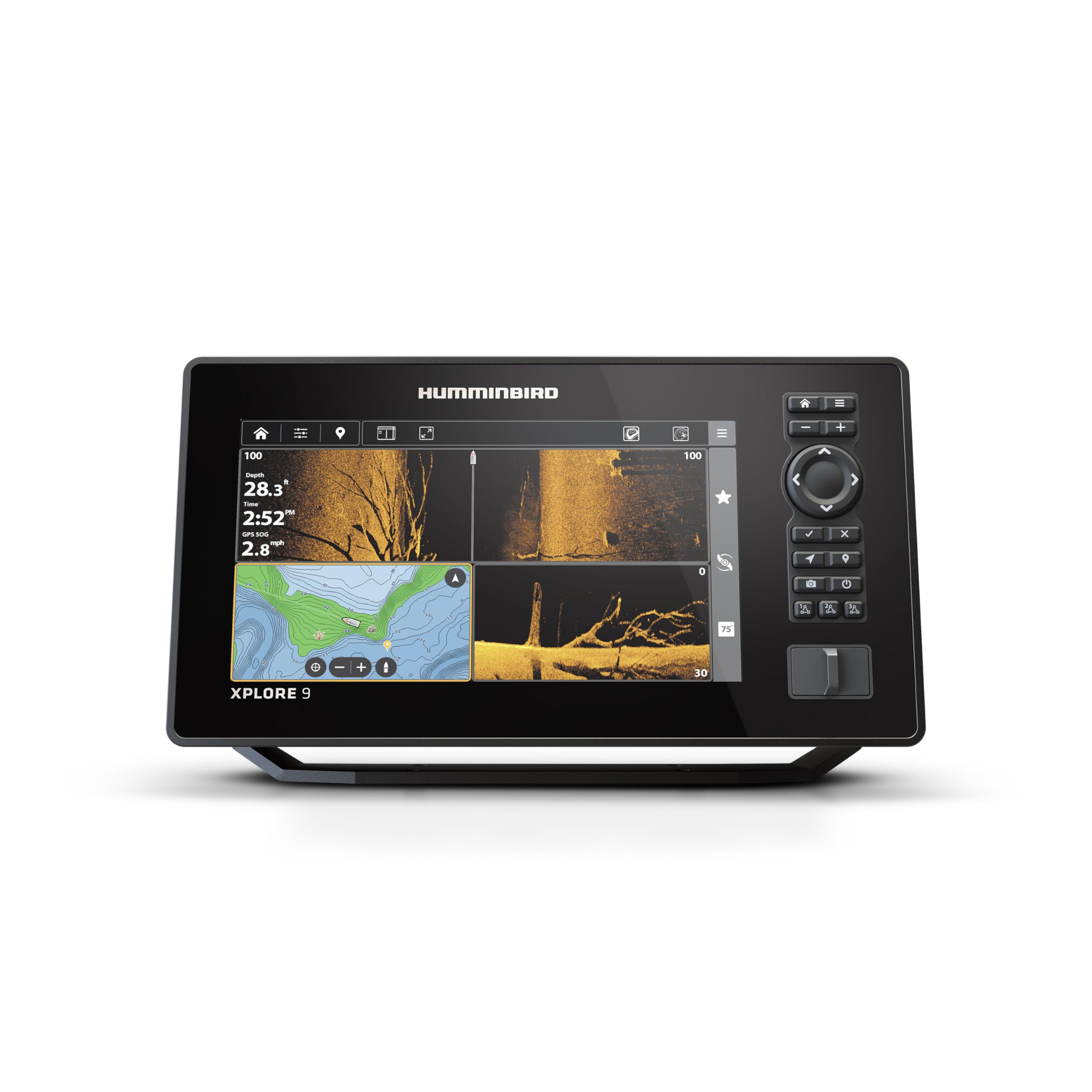 Humminbird 412000-1 XPLORE 9 CMSI+ Fish Finder with 9" Display and Transducer