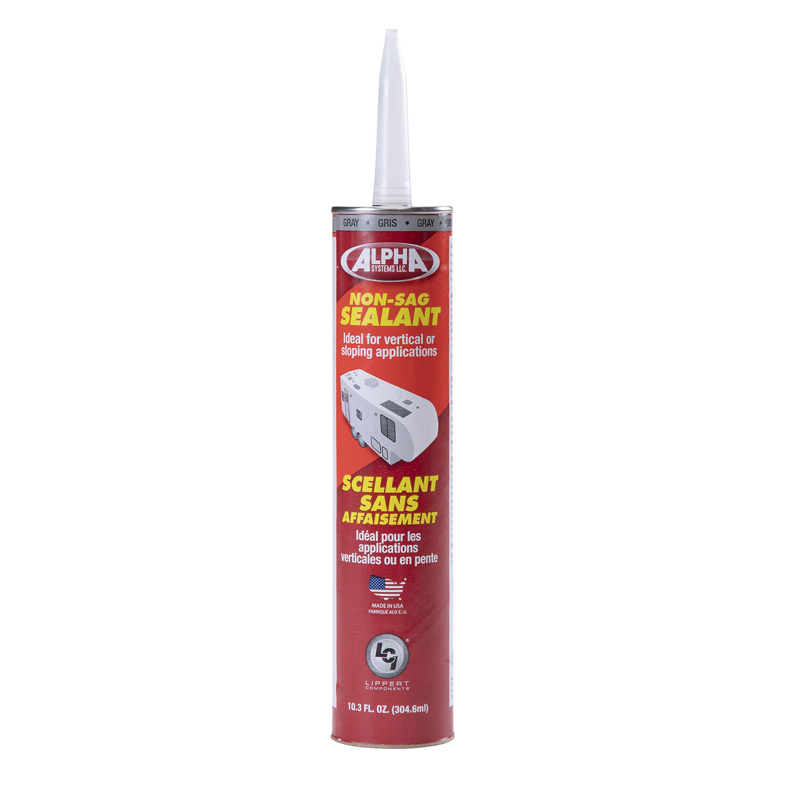 Lippert Components 862159 Alpha Systems Low VOC Non-Sag Sealant 10.3 oz Grey