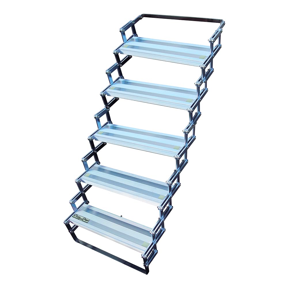 Torklift International A7505 GlowStep 5-Step RV Entry Stairs with Self-Illuminating Tread