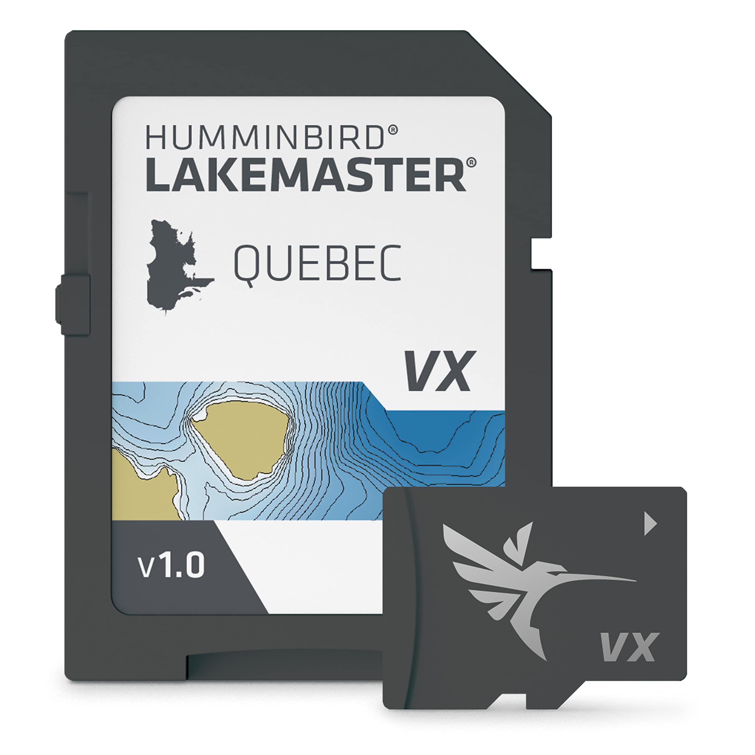 Humminbird 601021-1 LakeMaster VX Quebec Digital GPS Map Card