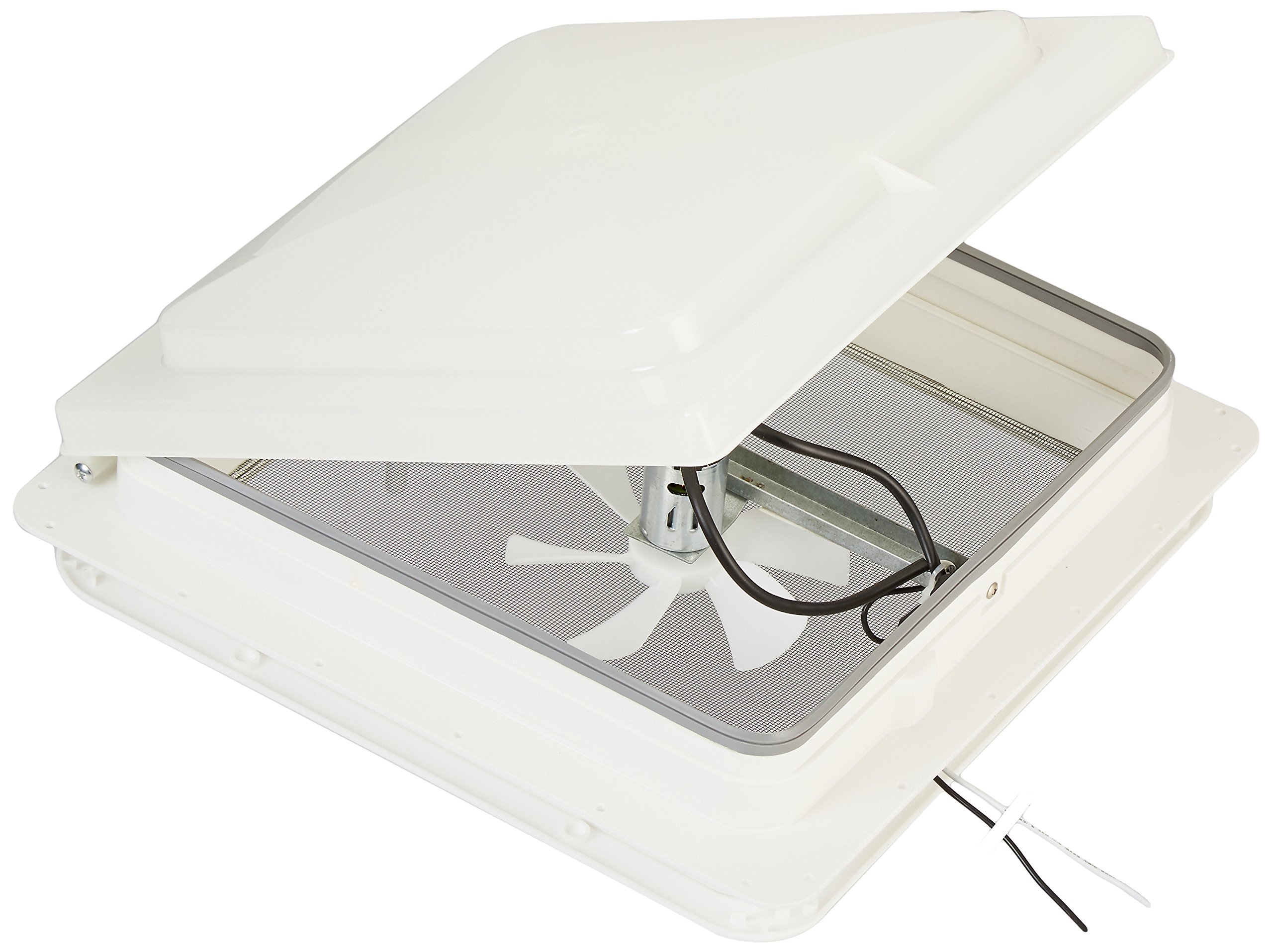 Heng's V071102-C1G1 Jensen Style Roof Vent 14x14 White 12V