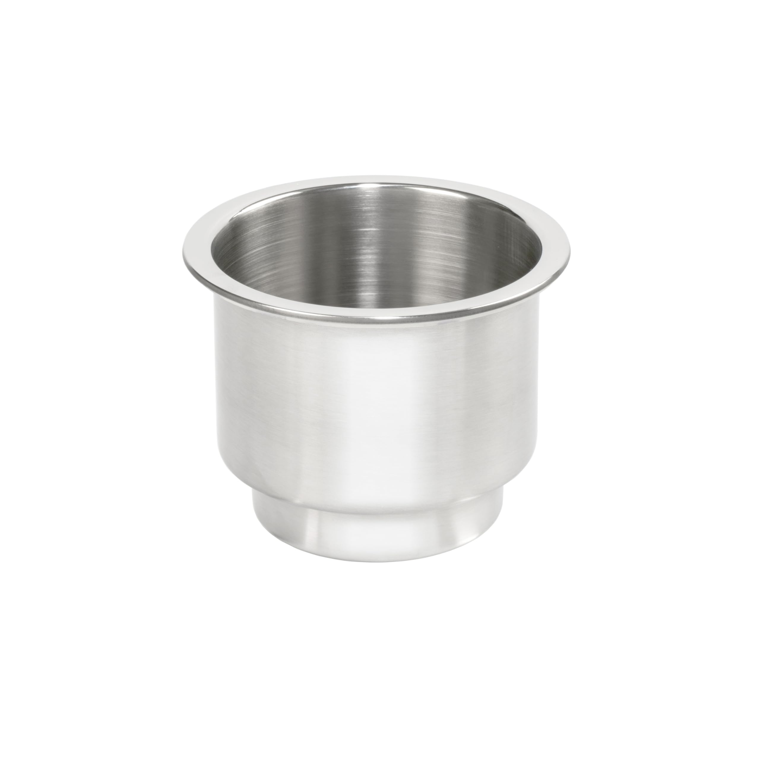 Whitecap Industries S-3511C Flush Mount Cupholder with Drain 304 Stainless Steel