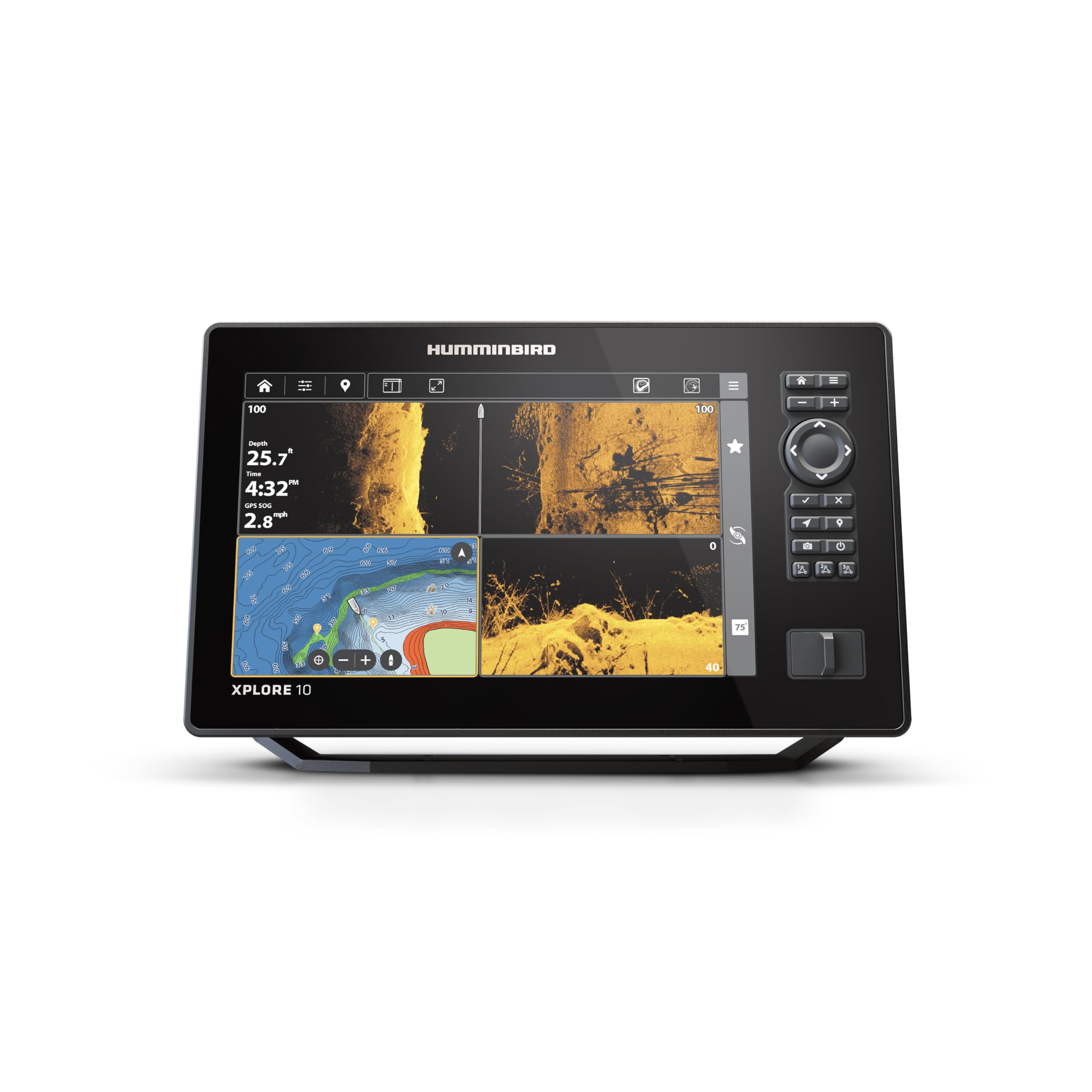 Humminbird 412010-1CHO XPLORE 10 CHO Fish Finder Control Head 10" Display