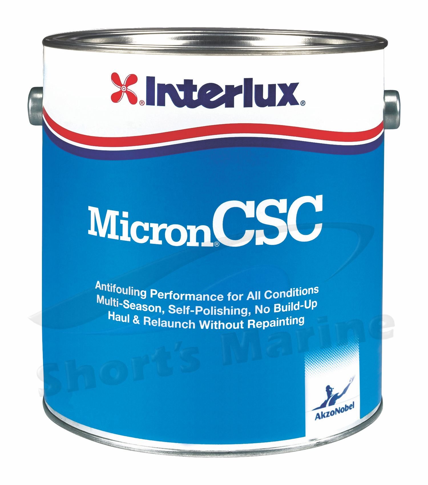 Interlux Y5580/1 Micron CSC Blue Antifouling Bottom Paint - 1 Gallon, 2-Pack Case