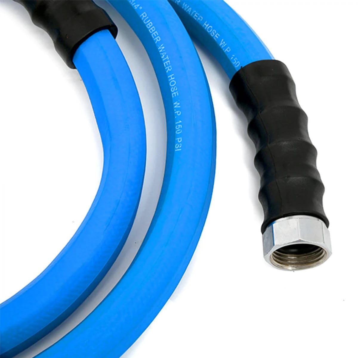 AG-Lite ALONE06-2pk 1" x 6' Premium Rubber Water Lead-In Hose 2-Pack with GHT Fittings