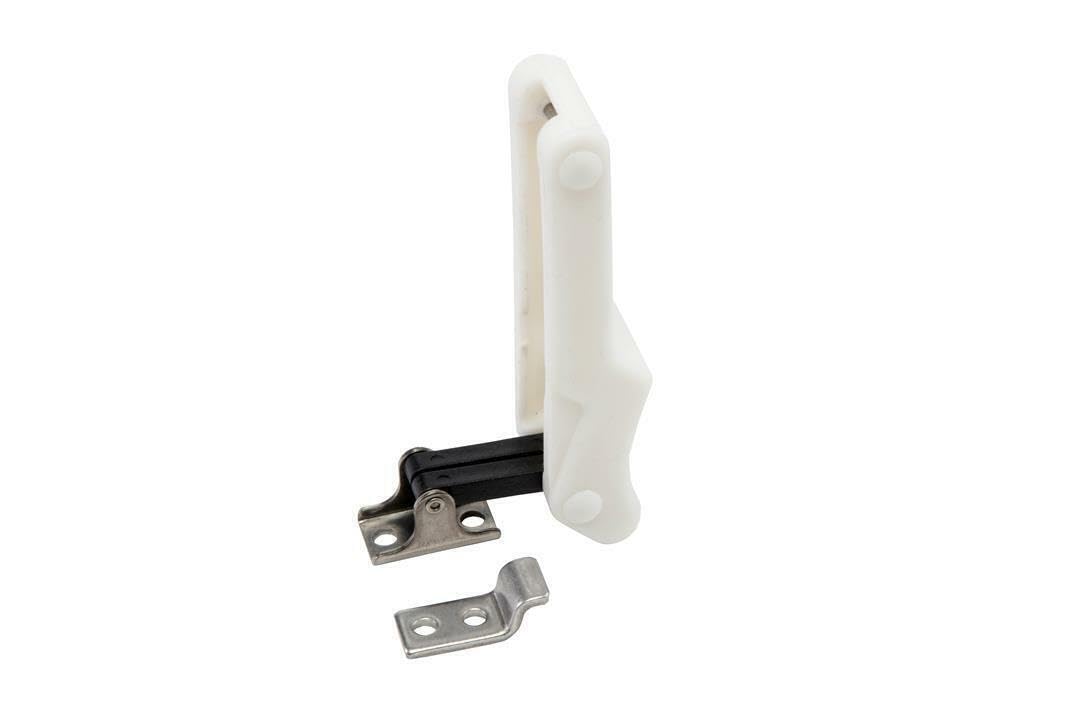 Whitecap Industries 6038C Rubber Draw Latch Chrome Plated with Stainless Steel Brackets