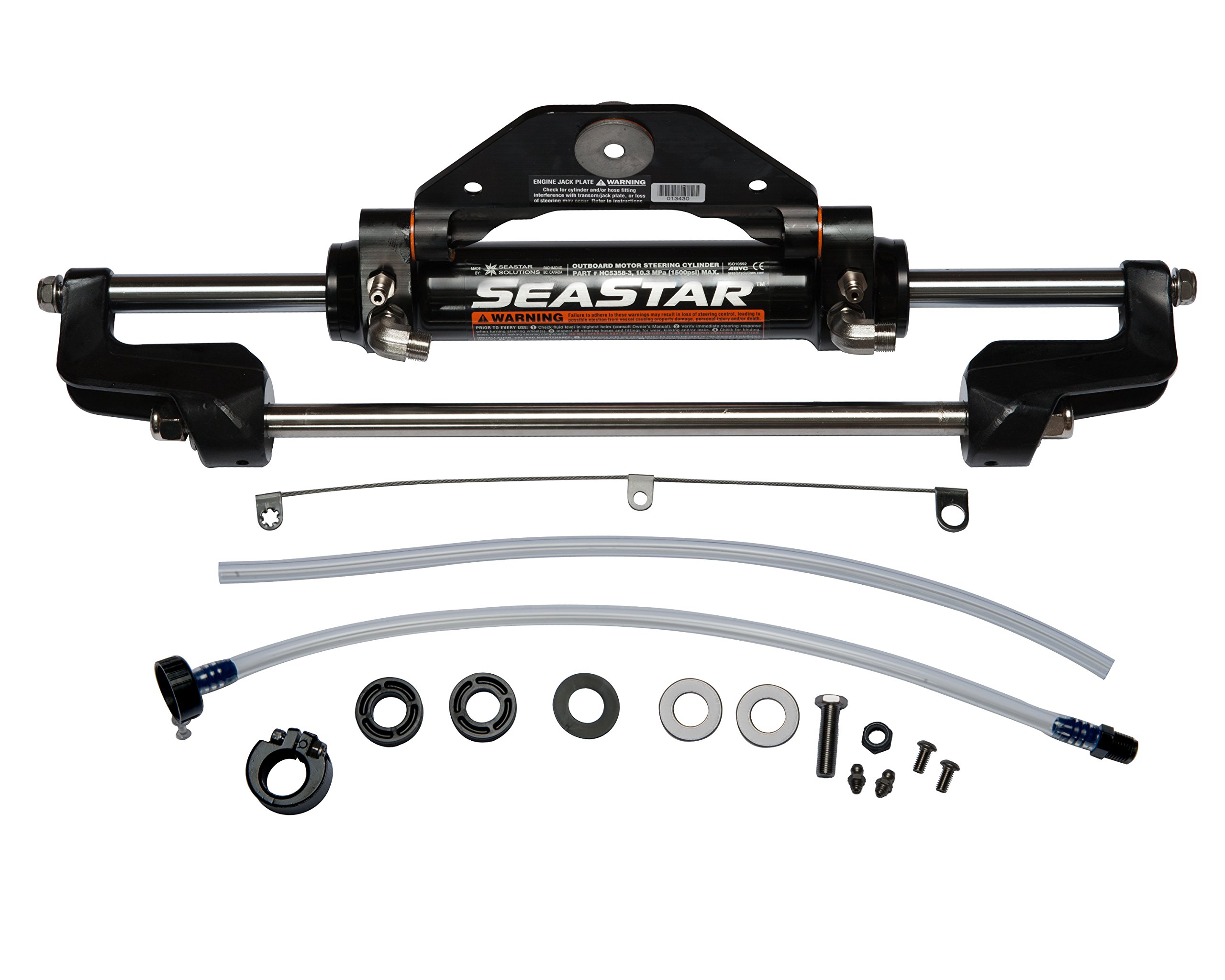 Seastar Solutions HC5358-3 Front Mount Hydraulic Outboard Steering Cylinder for Yamaha