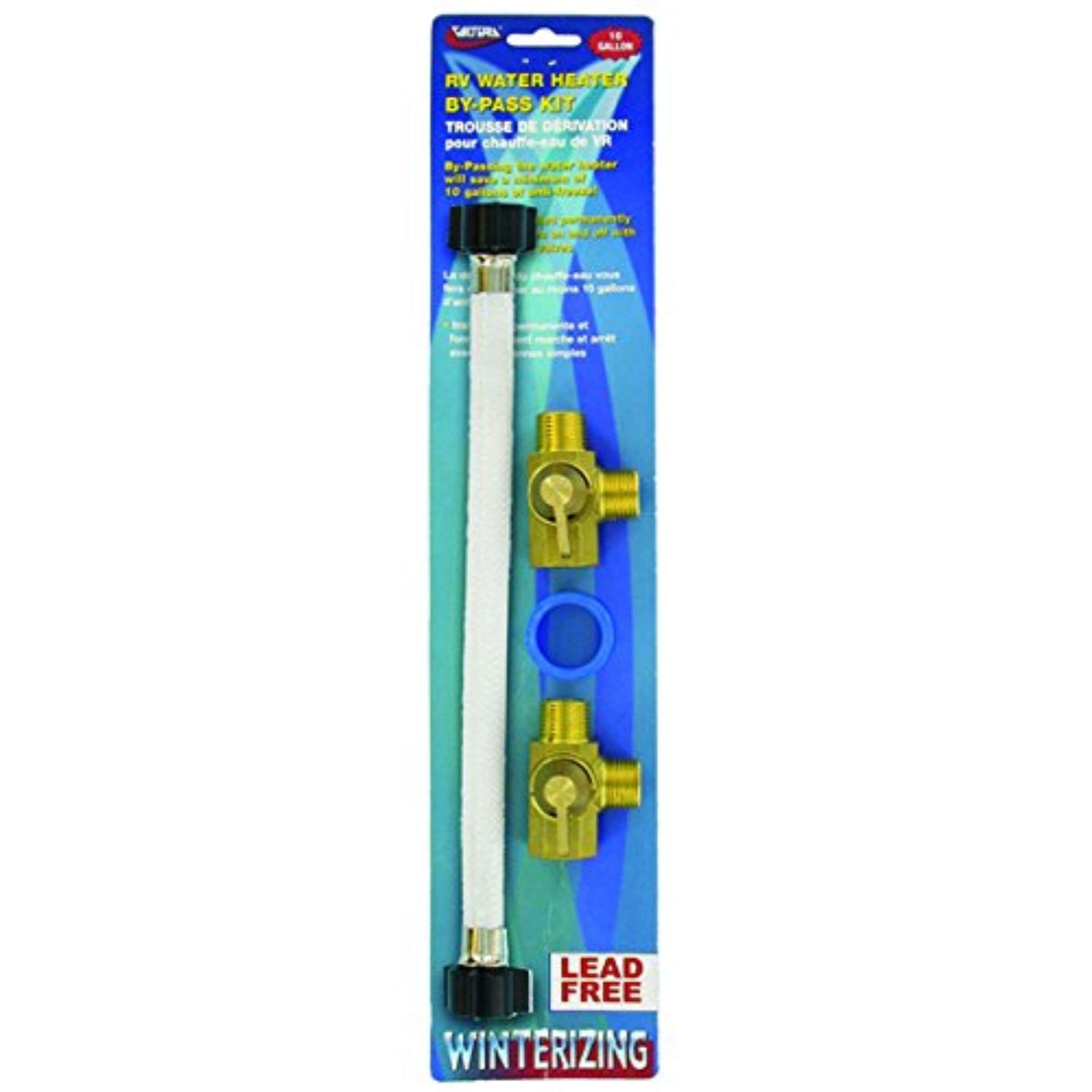 Valterra P23504LFVP Water Heater Winterizing By-Pass Kit 10 Gallon