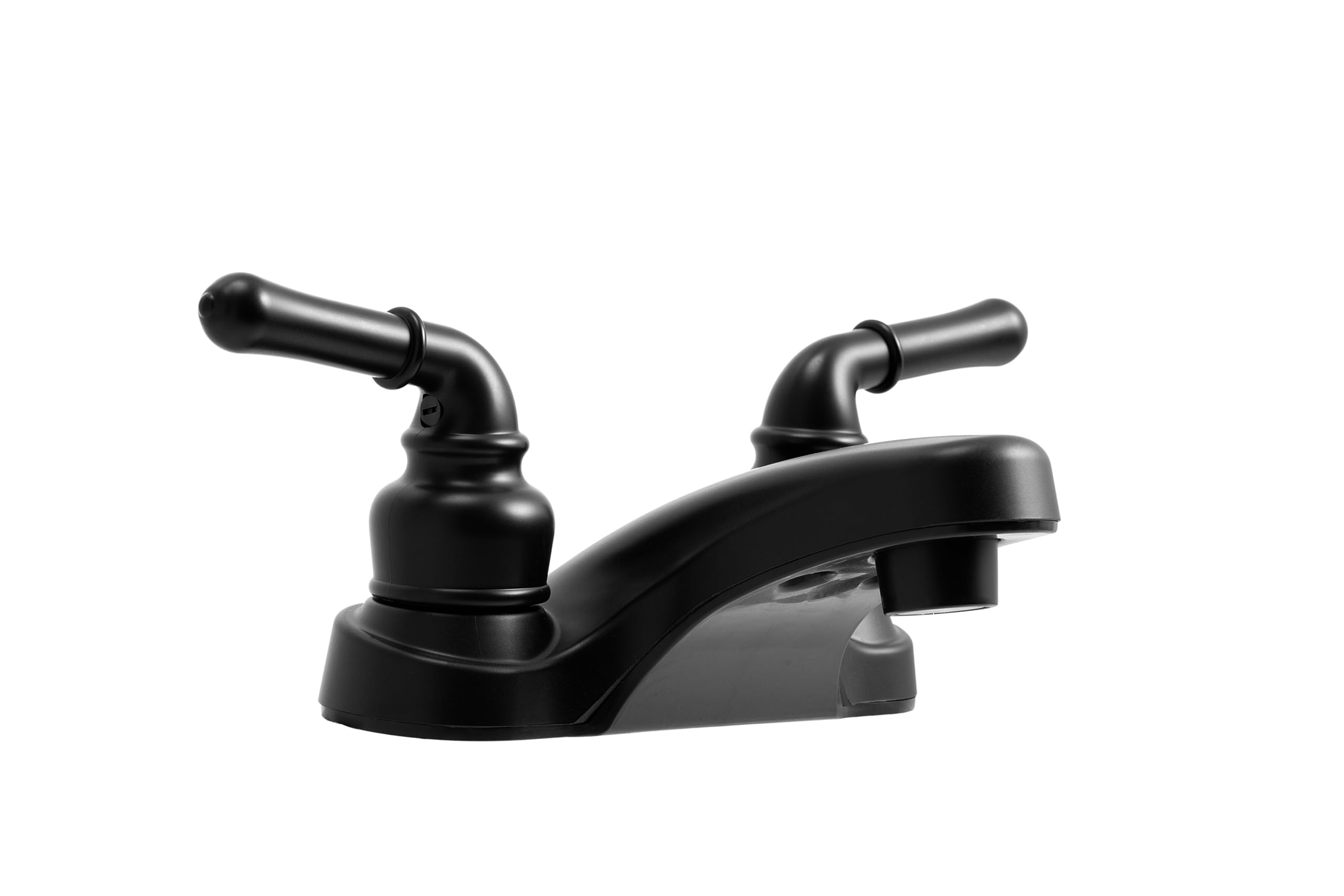 Dura Faucet DFPL700CMB RV 2-Handle Bathroom Lavatory Faucet Matte Black