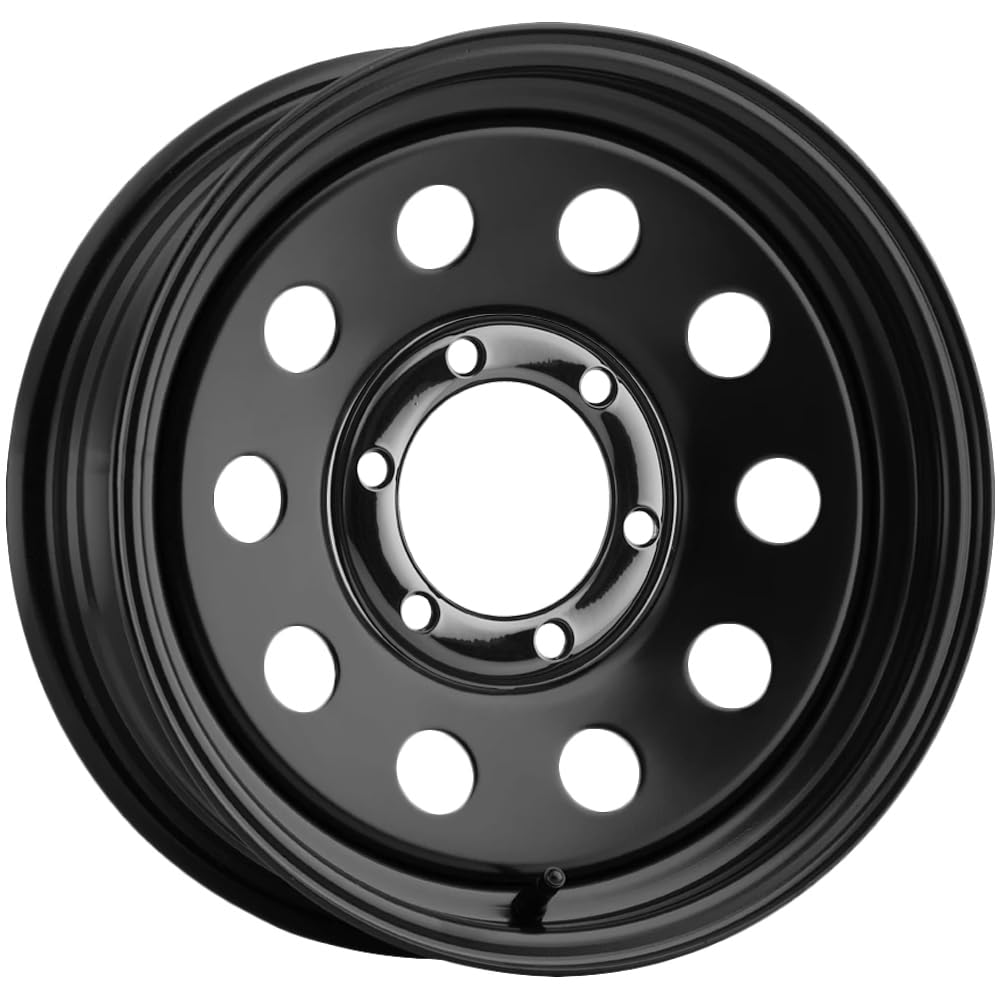 Vision Wheel JG70-6683B0 70 Trailer Mod 16x6 Black Steel Trailer Wheel 6x5.5"