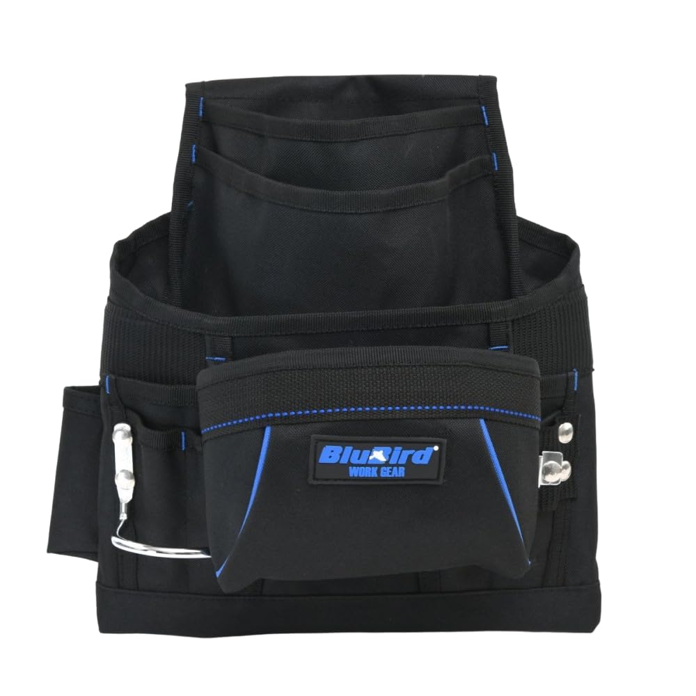 BluBird BBTB07 Tool Pouch with 11 Pockets Heavy Duty Polyester