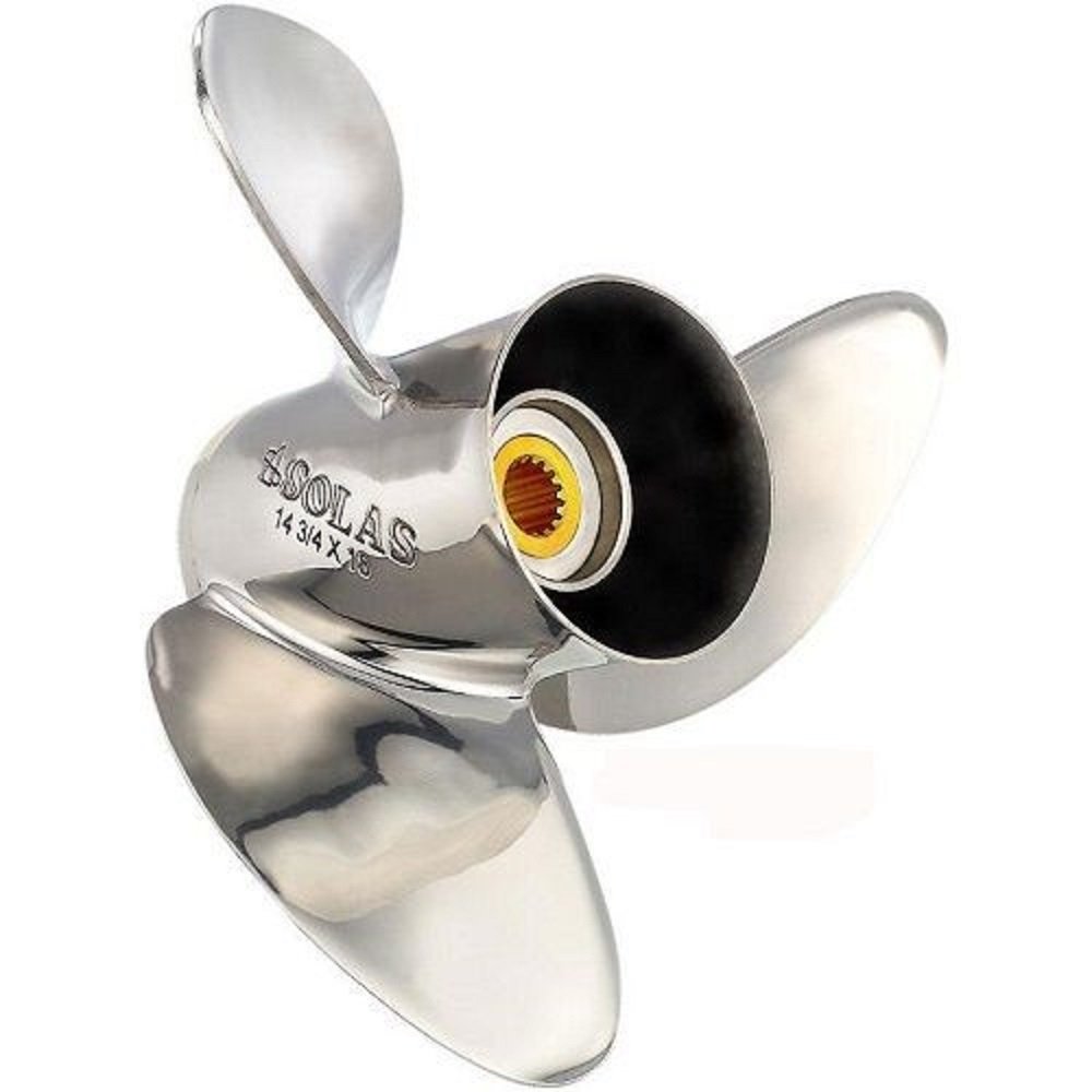 Solas 1441-133-17 Titan Stainless Steel Propeller 13-1/4" x 17" Pitch 3-Blade RH
