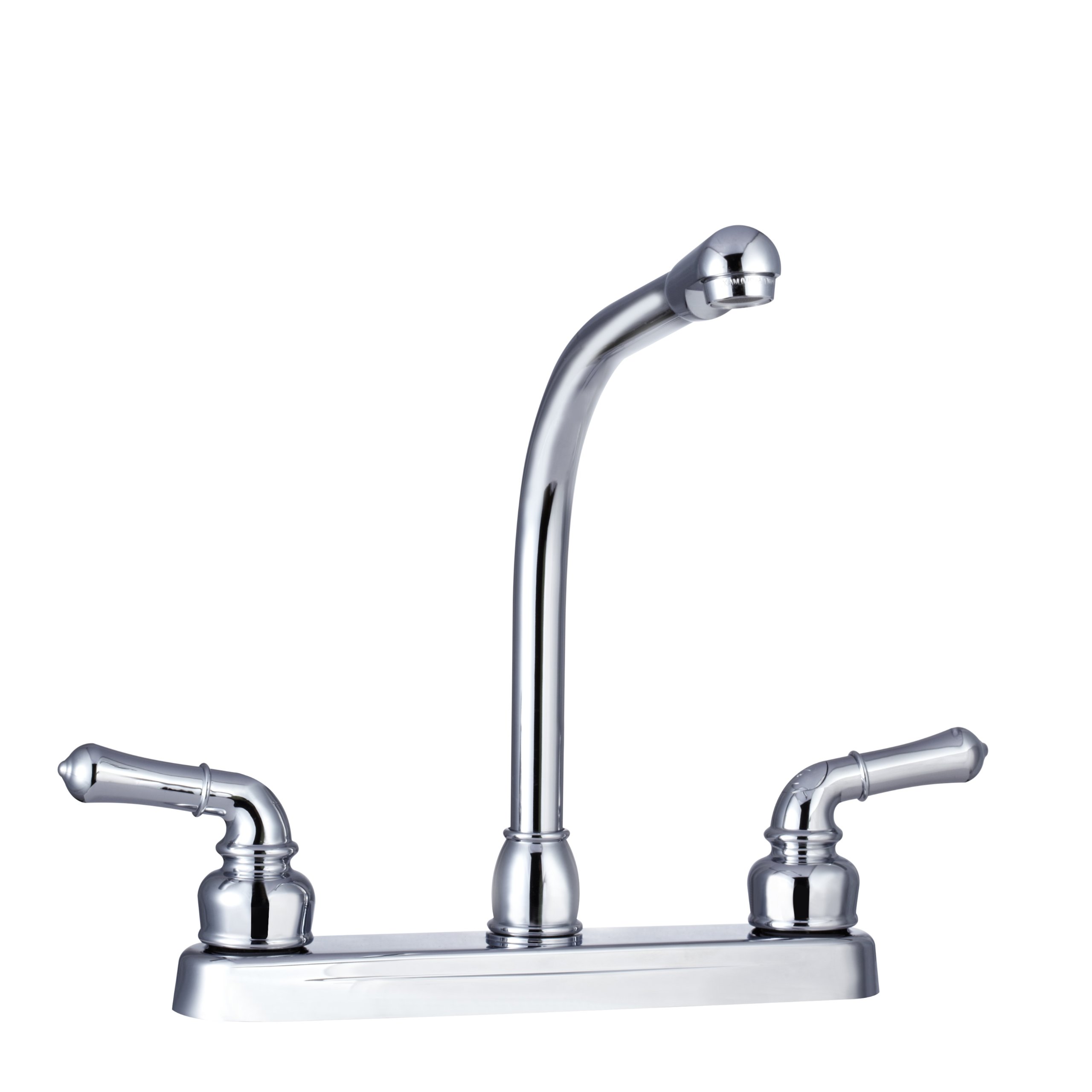 Dura Faucet DFPK210CCP Classical Hi-Rise RV Kitchen Faucet Chrome Finish